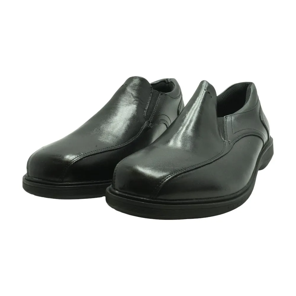 Black Leather Loafer Dress Shoes