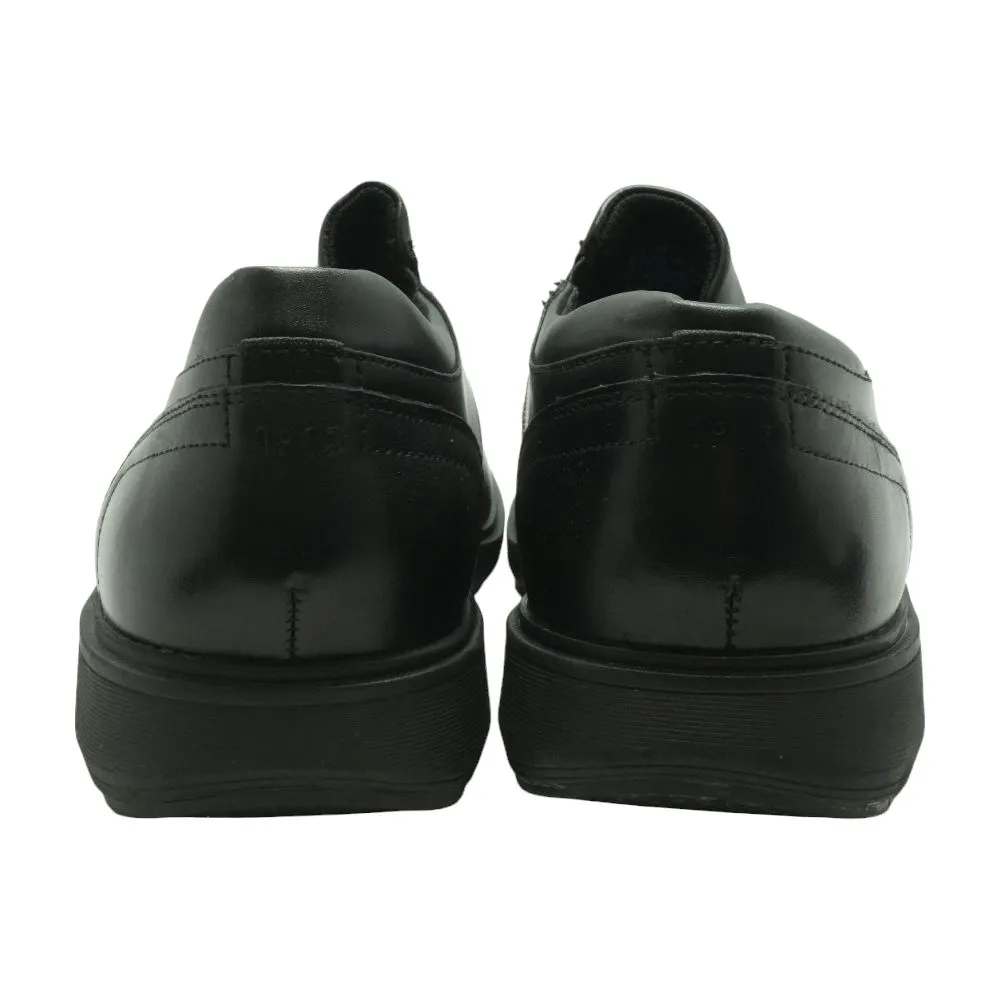 Black Leather Loafer Dress Shoes