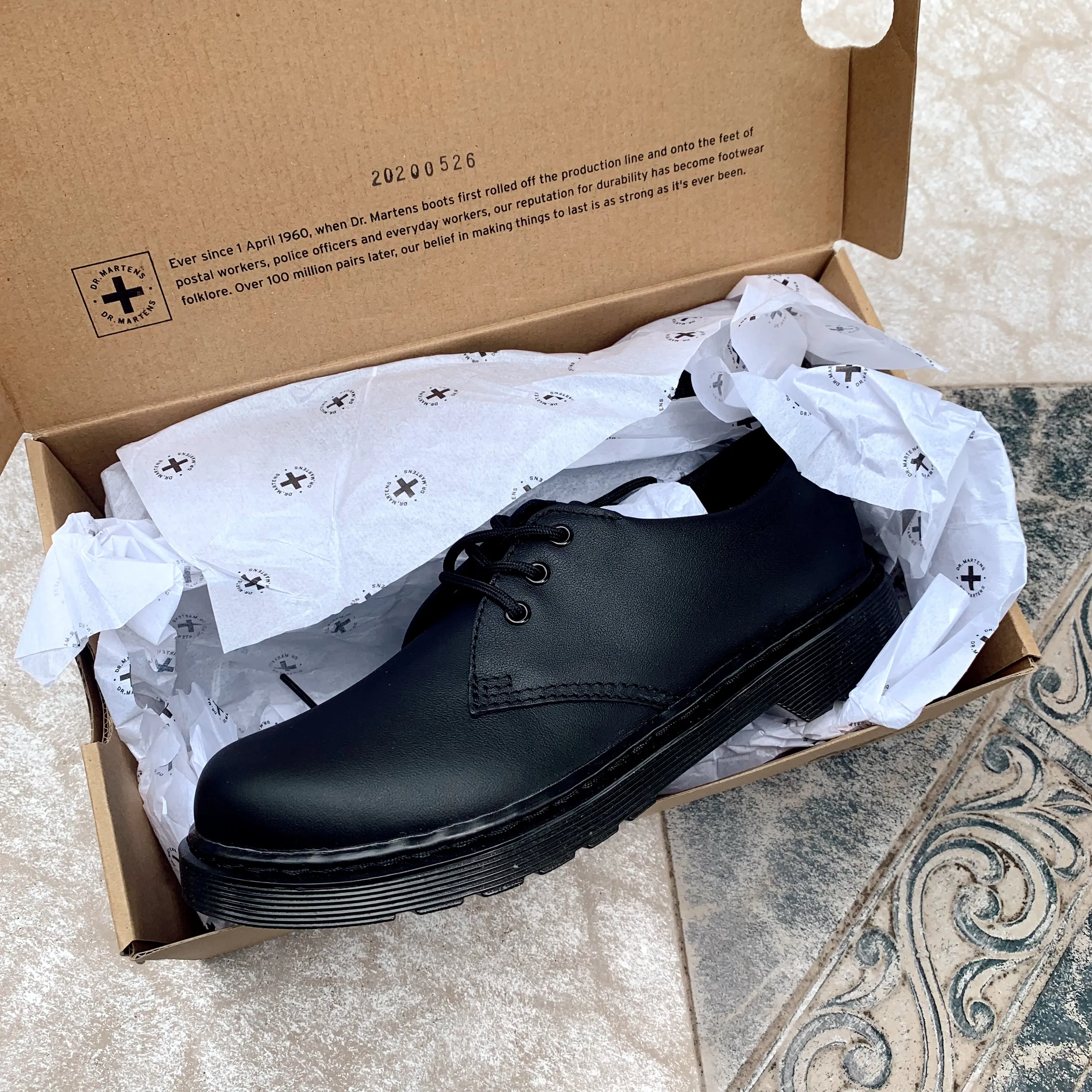 Black Mono Oxfords