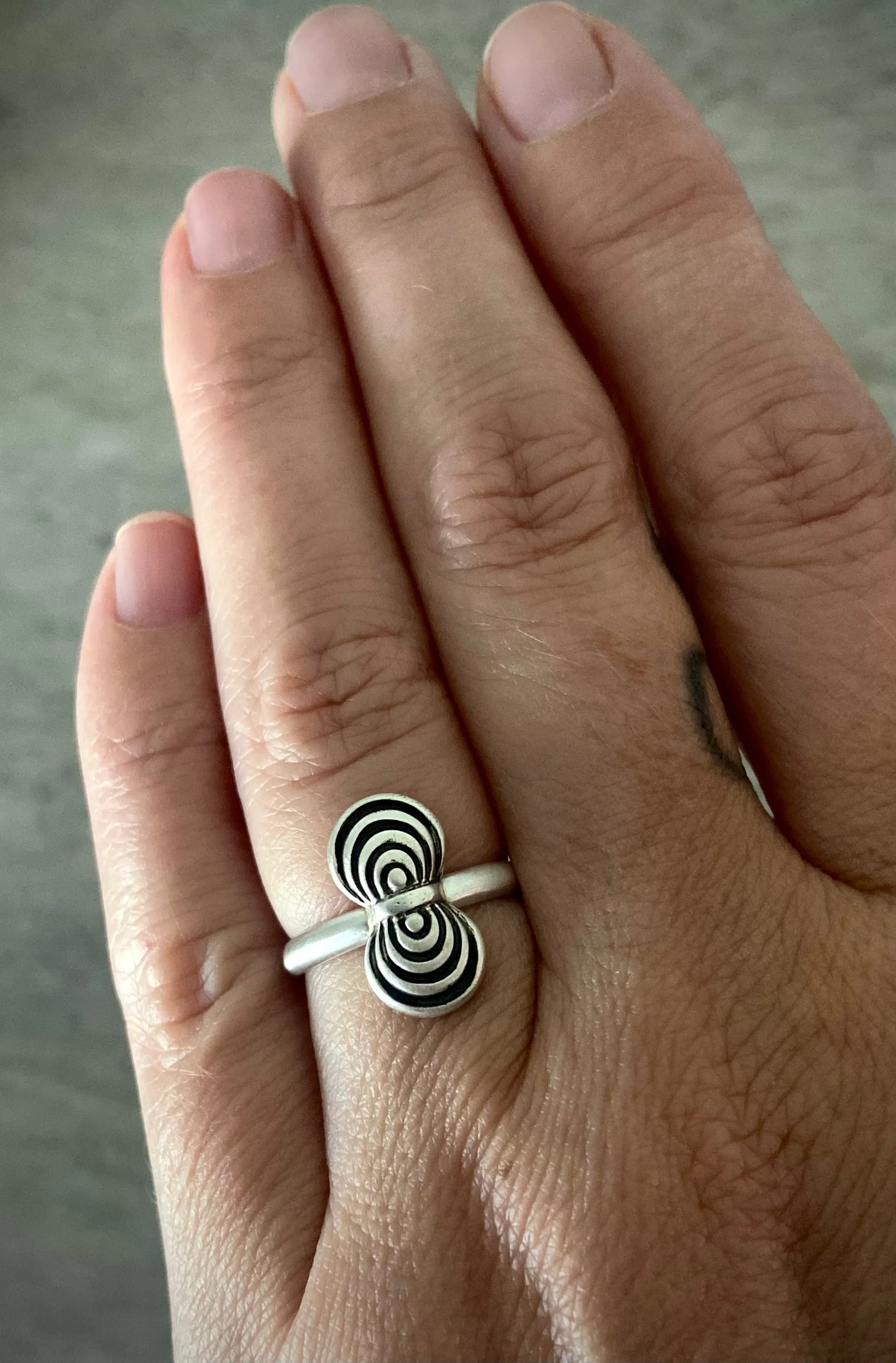 BOING Silver Ring