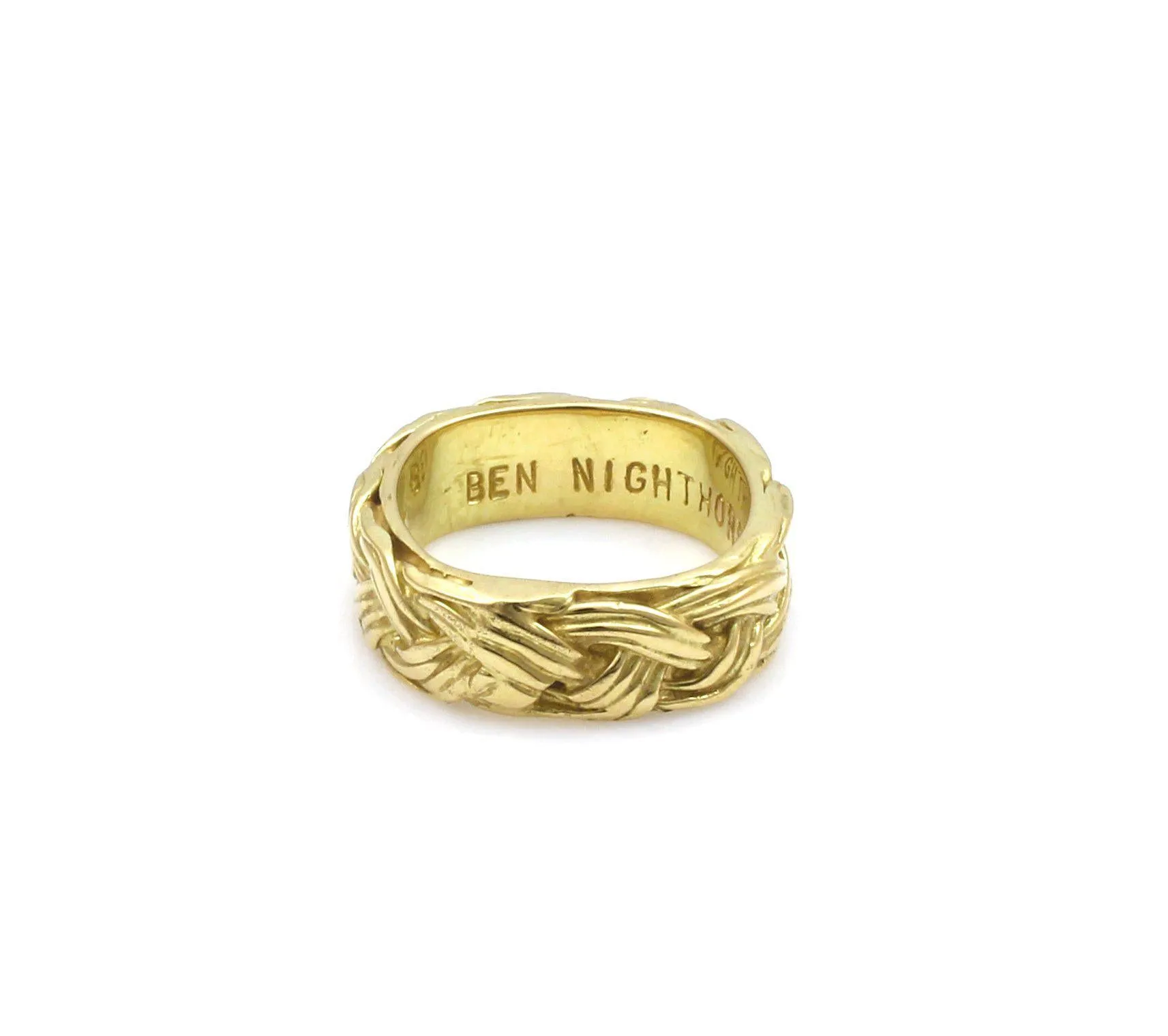 Braid Wedding Band - Gold