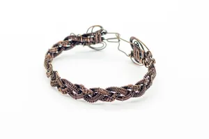 Braided Copper Statement Bracelet