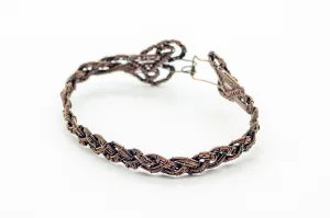 Braided Copper Statement Bracelet