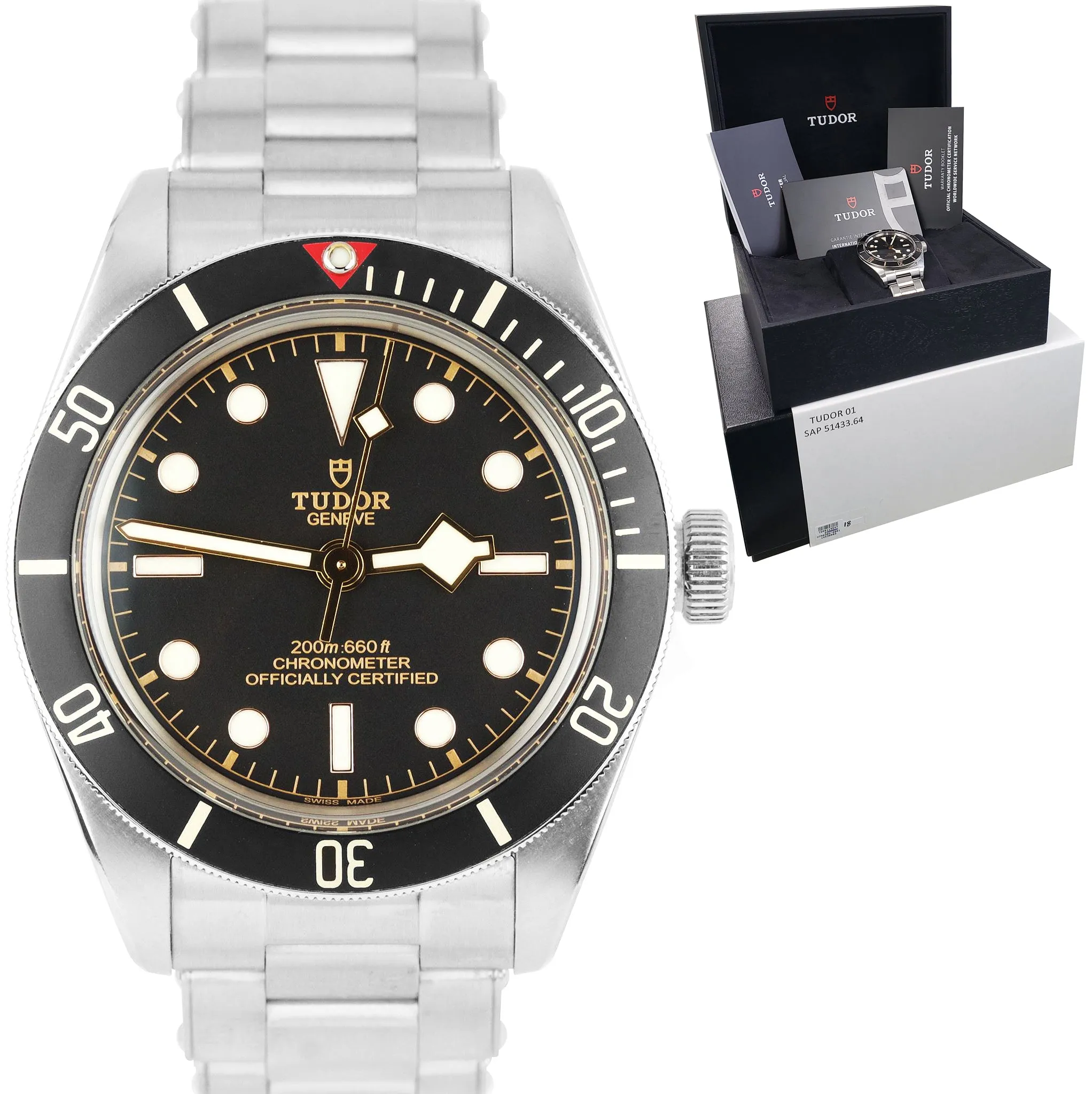 BRAND NEW 2020 Tudor Black Bay Fifty Eight 58 Stainless Steel 39mm Watch 79030N