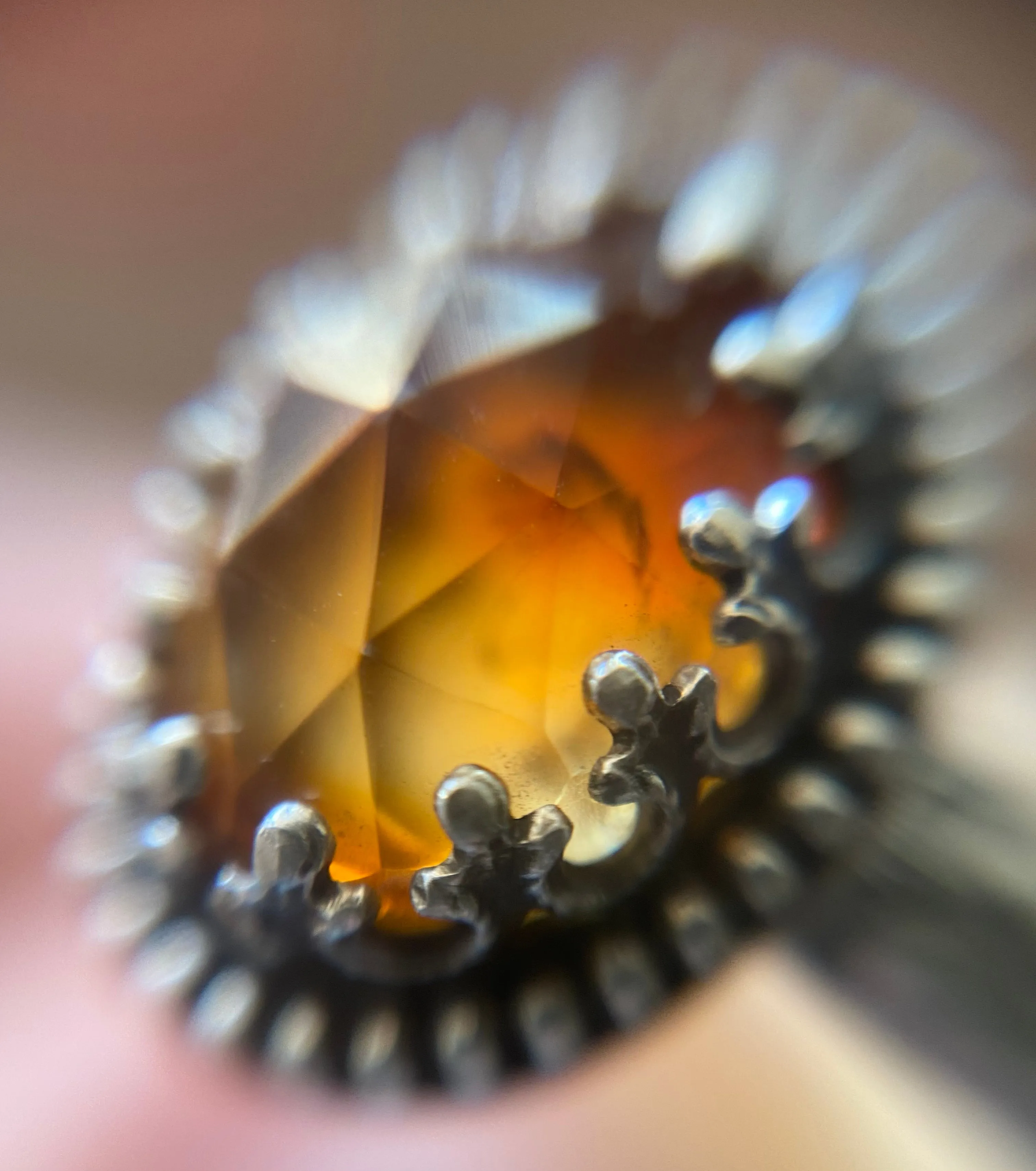 Brandy Citrine Ring