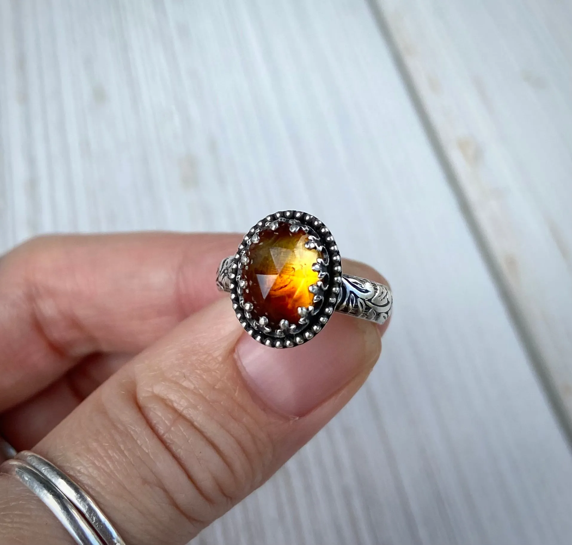 Brandy Citrine Ring