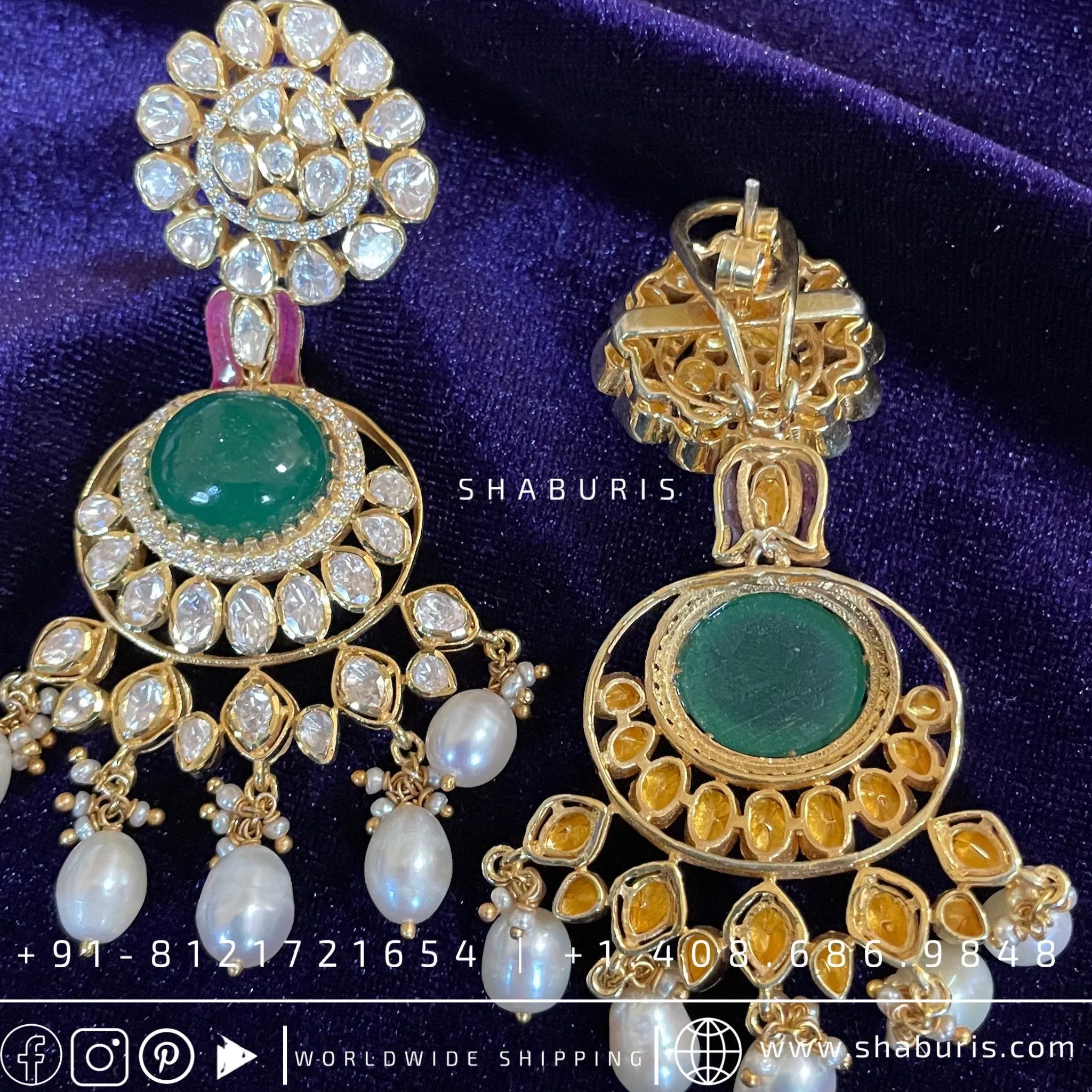 Bridal Jewelry Indian wedding Jewelry Indian gold jewelry designs pure silver jewelry victorian Diamond Jhumka designs statement jewelry