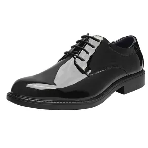 Bruno Marc Men's Downing-02 Black Pat Leather Lined Dress Oxford Shoes Classic Lace Up Formal Size 9.5 M US