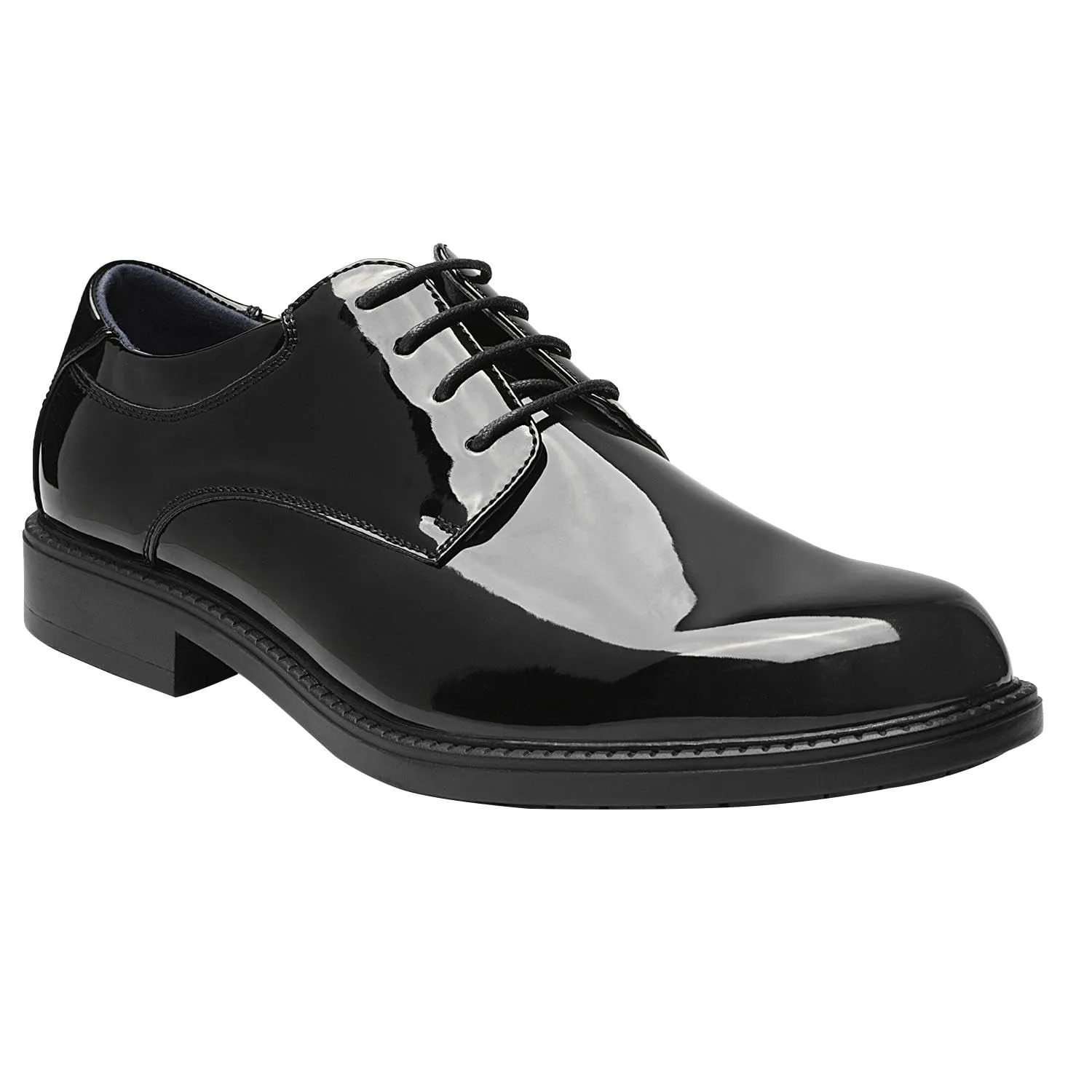 Bruno Marc Men's Downing-02 Black Pat Leather Lined Dress Oxford Shoes Classic Lace Up Formal Size 9.5 M US