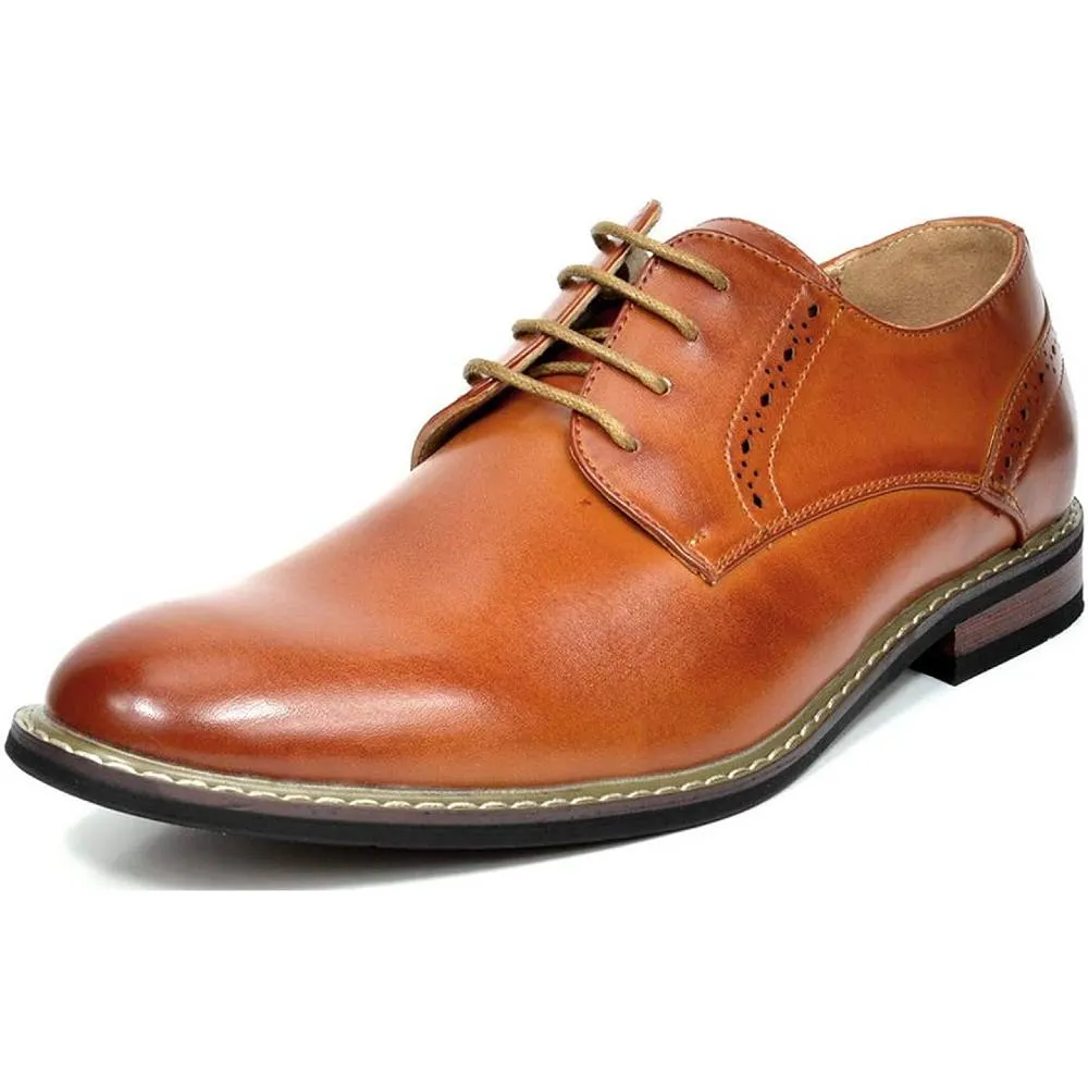 Bruno Marc Men's Leather Lined Dress Oxfords Shoes | Multiple Colors