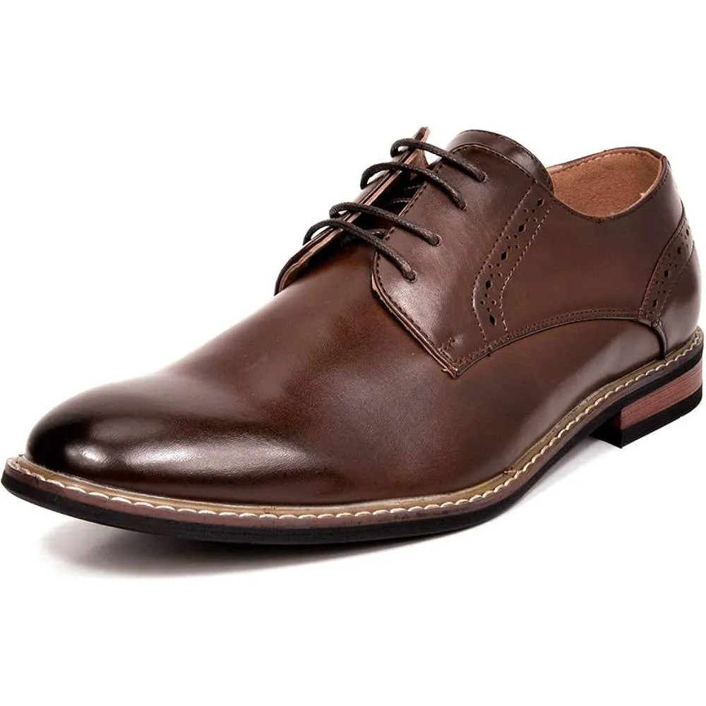 Bruno Marc Men's Leather Lined Dress Oxfords Shoes | Multiple Colors