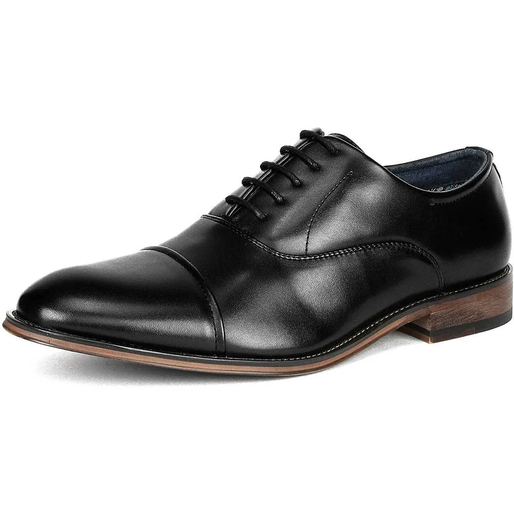 Bruno Marc Men's Leather Lined Dress Oxfords Shoes | Multiple Colors