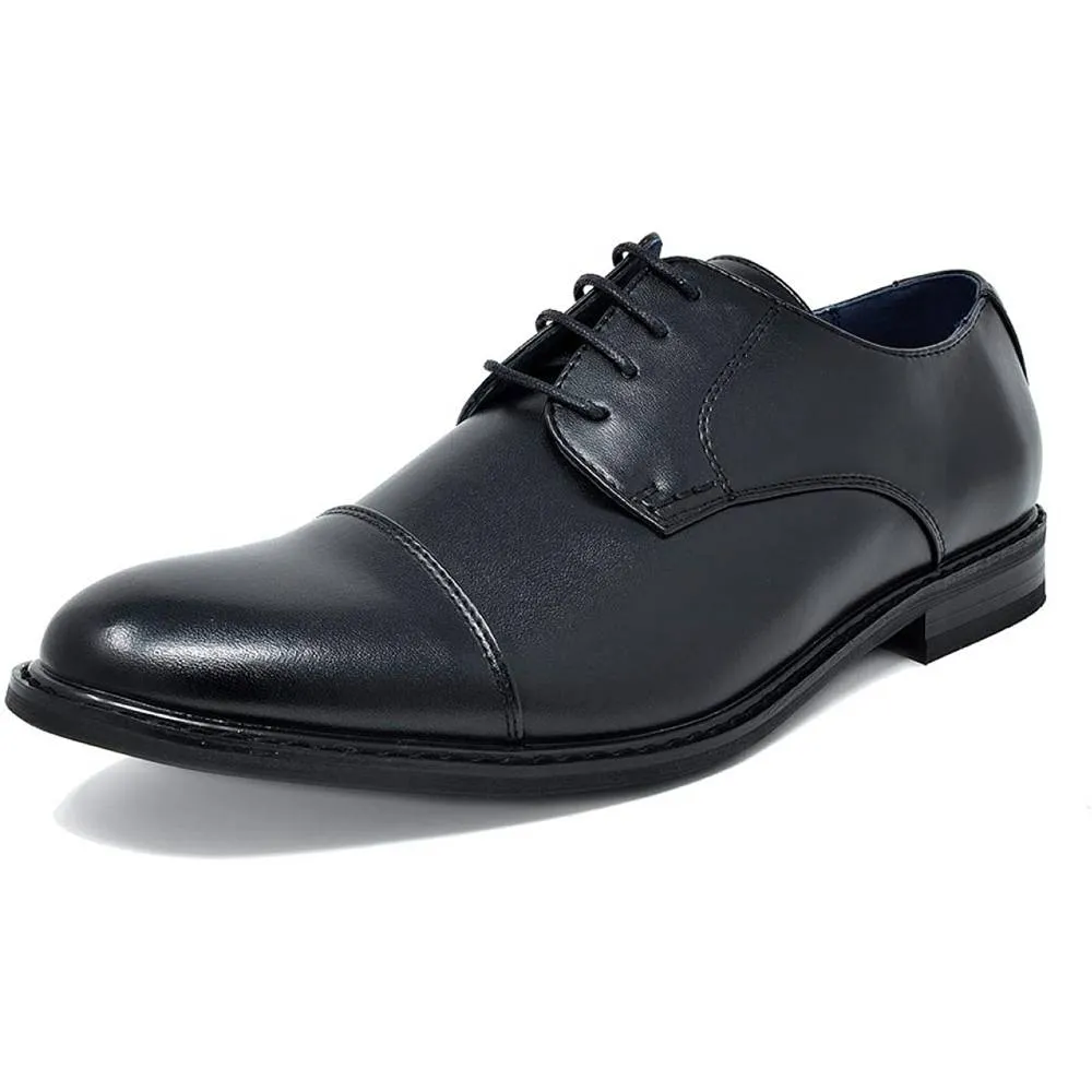 Bruno Marc Men's Leather Lined Dress Oxfords Shoes | Multiple Colors