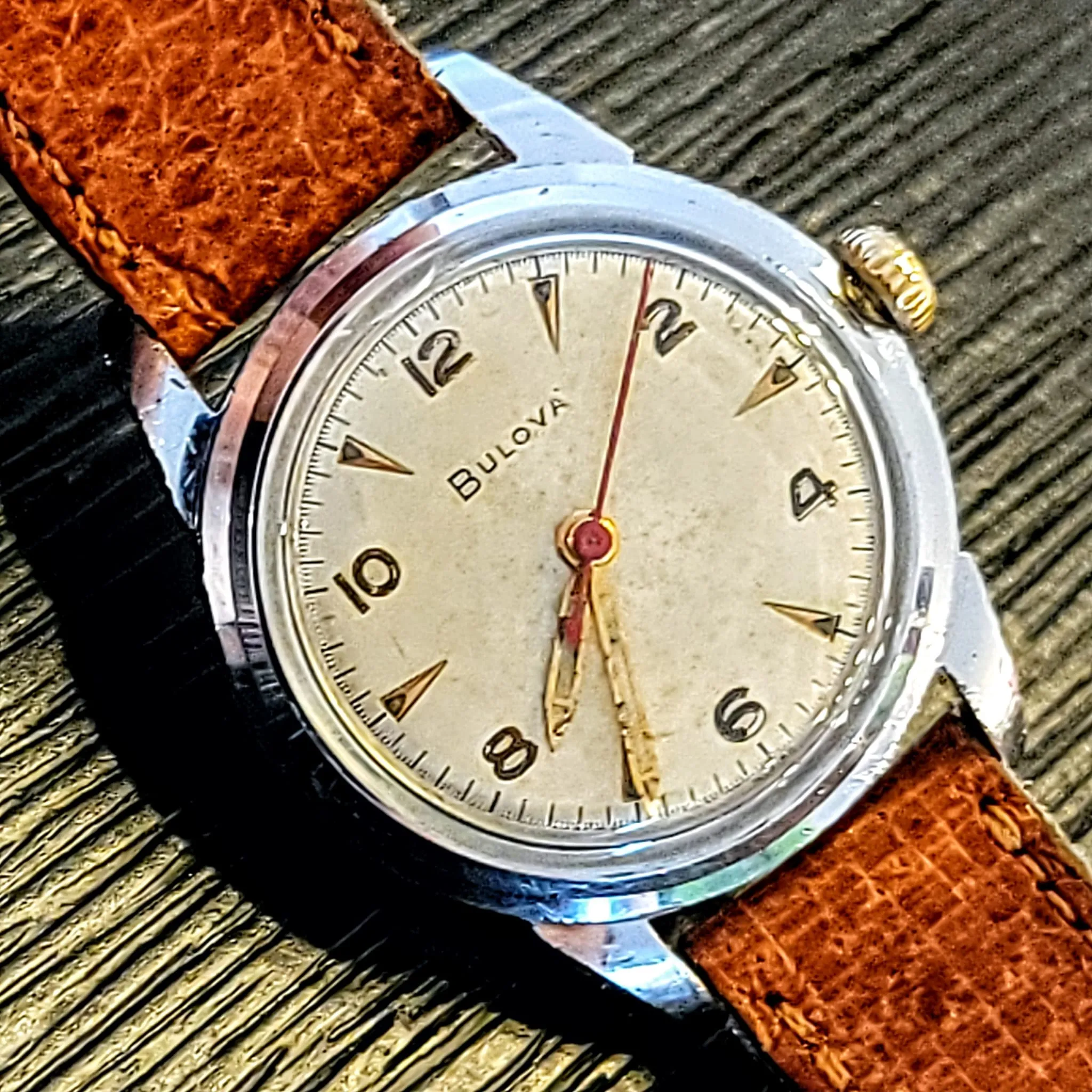 BULOVA 1952 Water-Tite Watch Swiss Made
