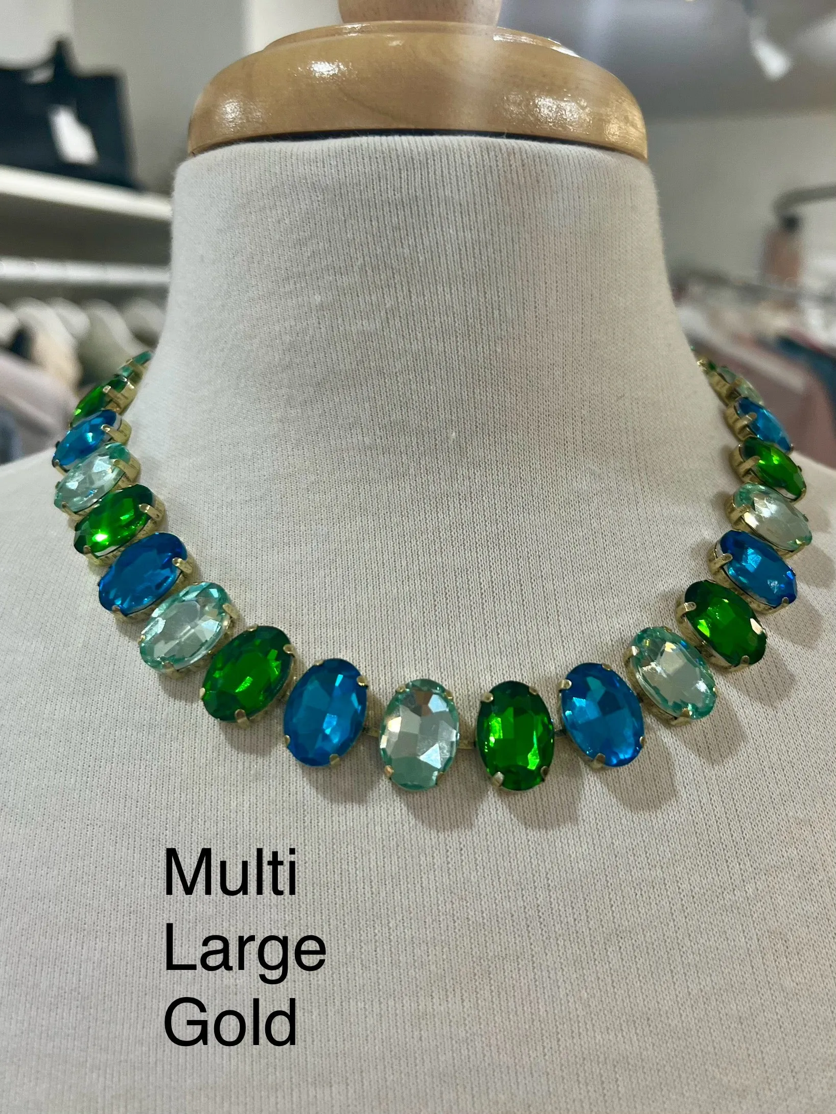 BUNNIES Statement Crystal Necklace