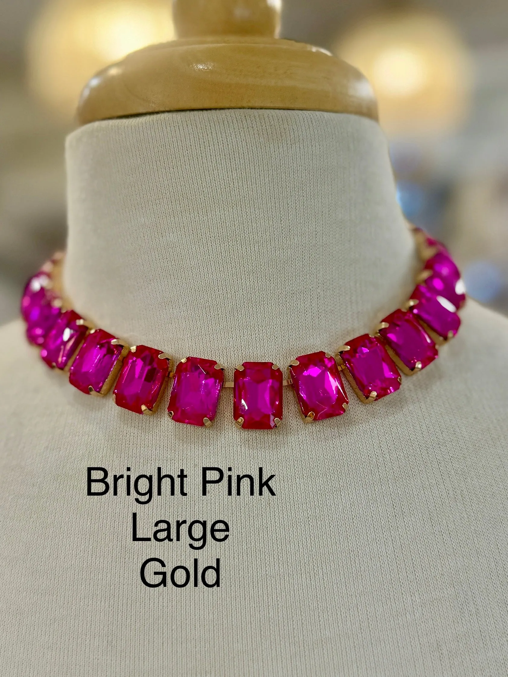 BUNNIES Statement Crystal Necklace