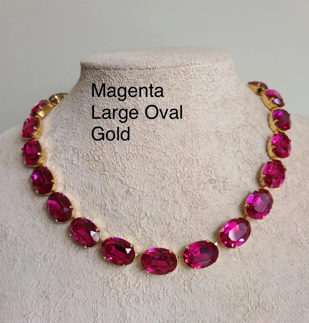 BUNNIES Statement Crystal Necklace