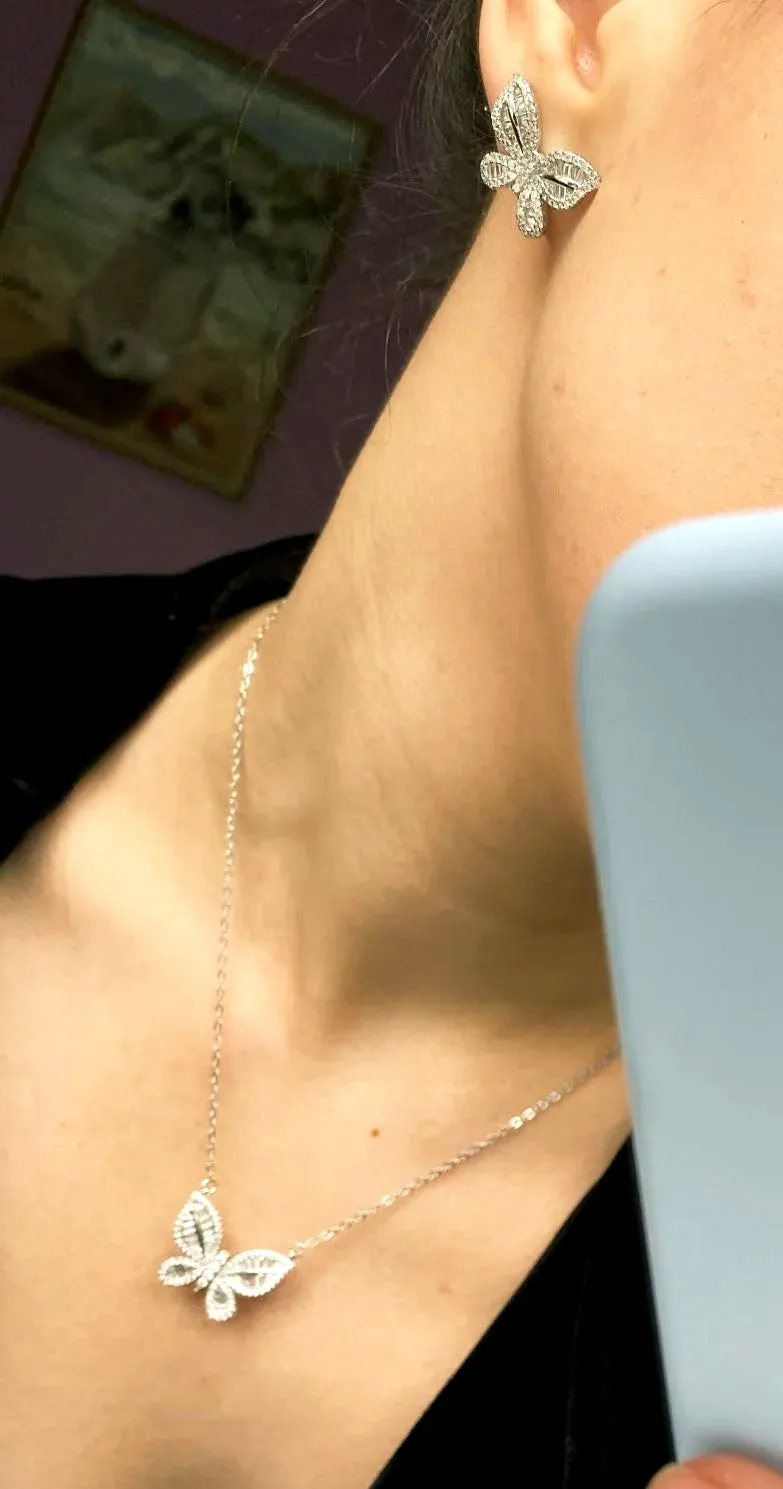 Butterfly Silver Set