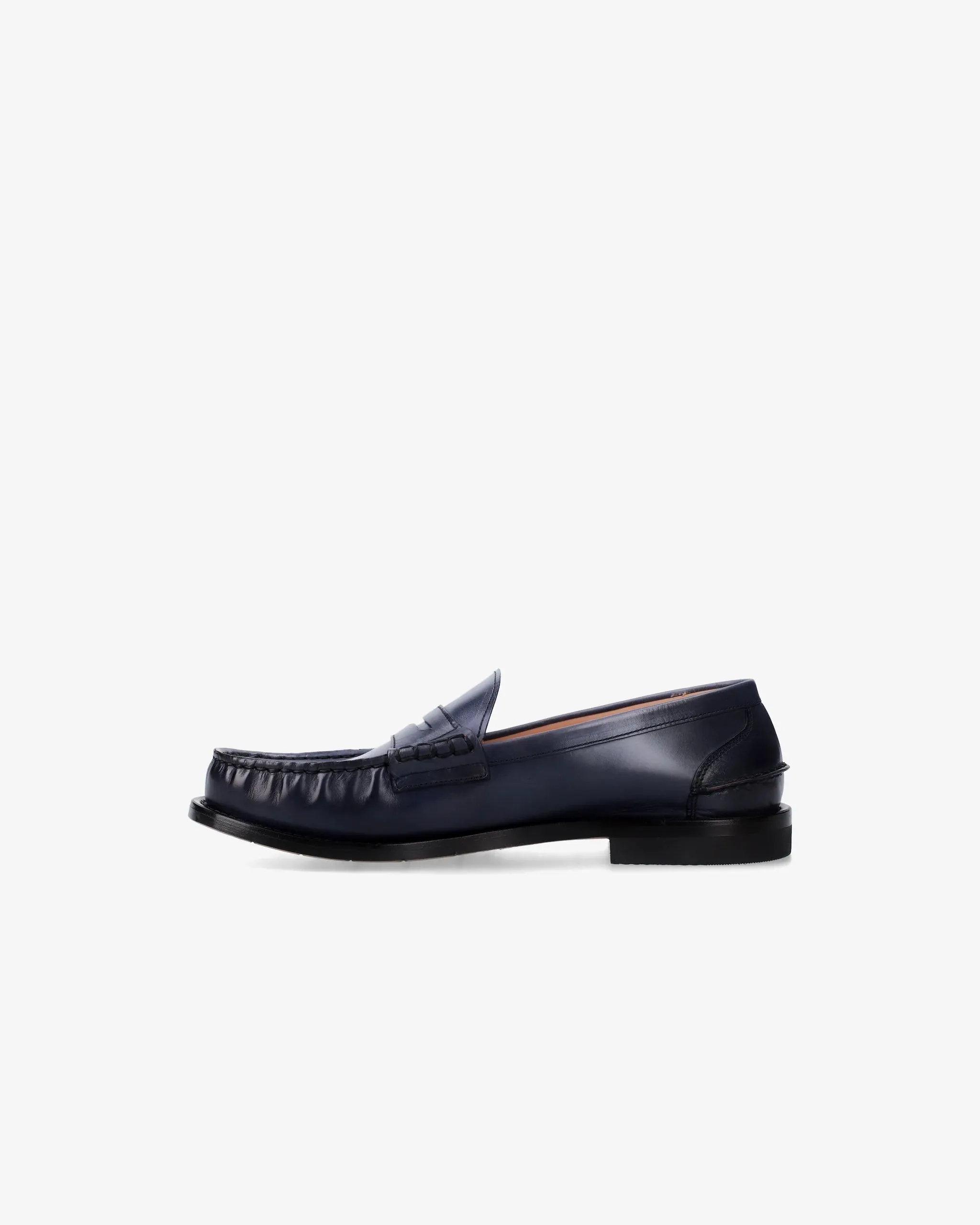 Calfskin Leather Loafer with Leather Sole 32156M