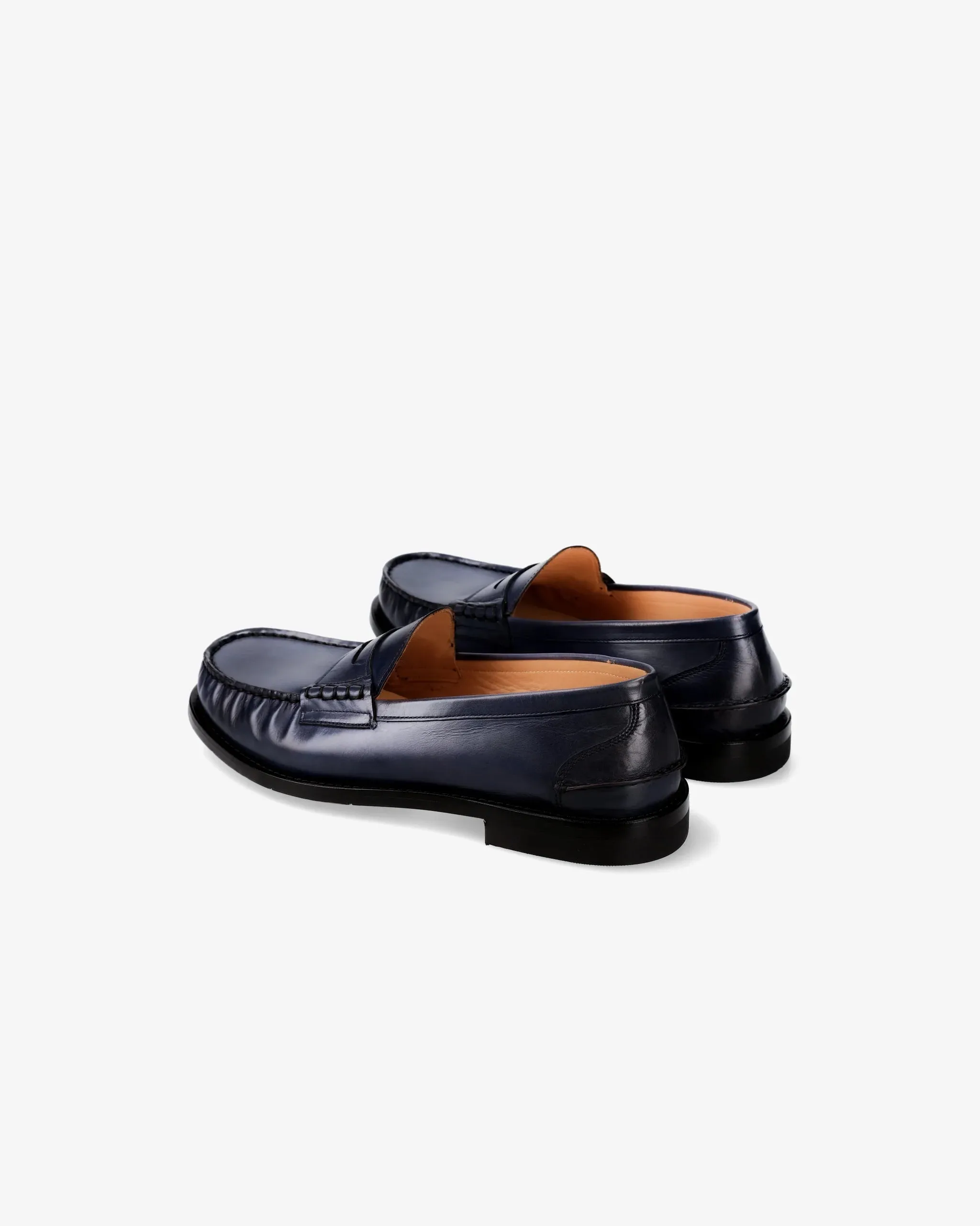 Calfskin Leather Loafer with Leather Sole 32156M
