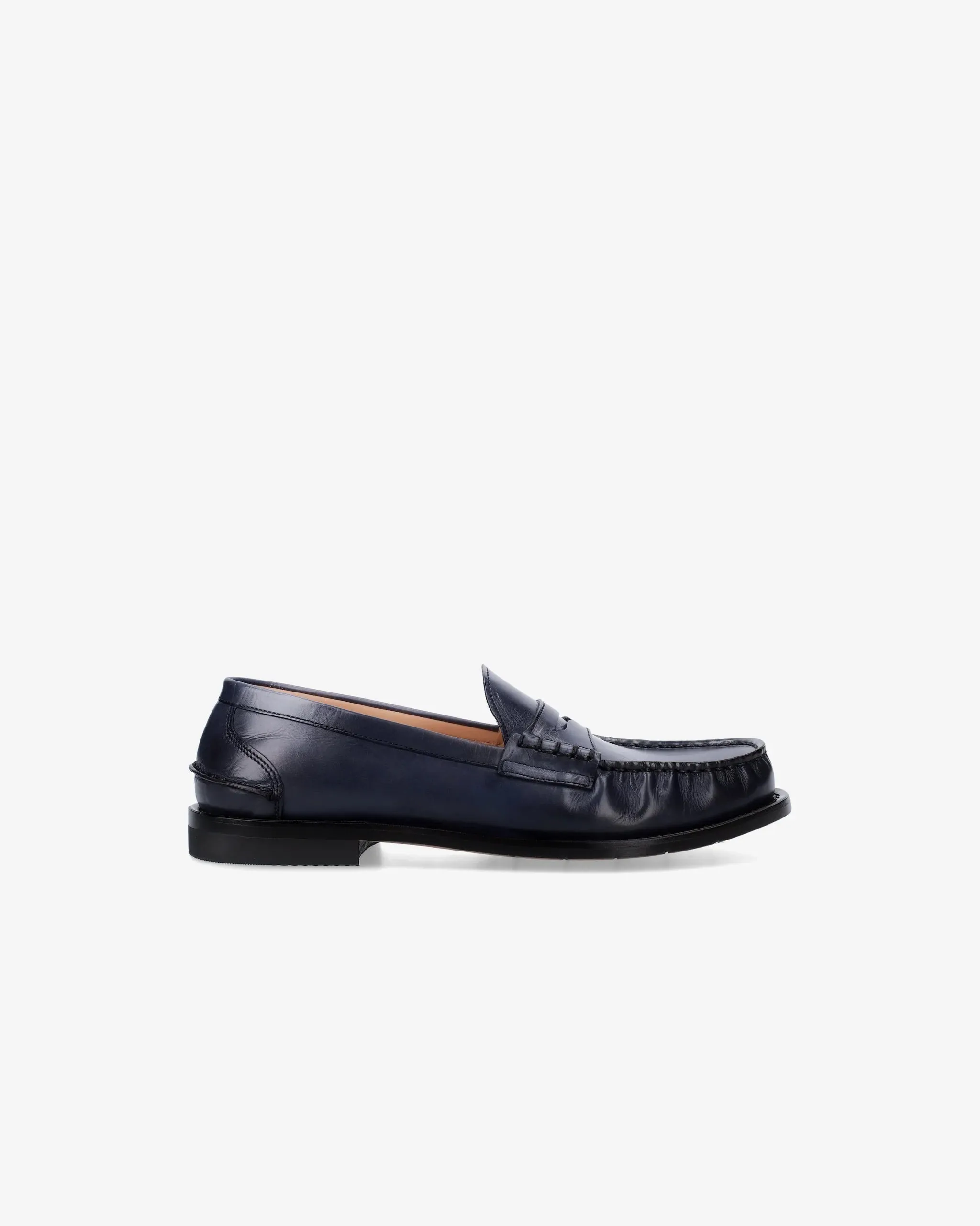 Calfskin Leather Loafer with Leather Sole 32156M