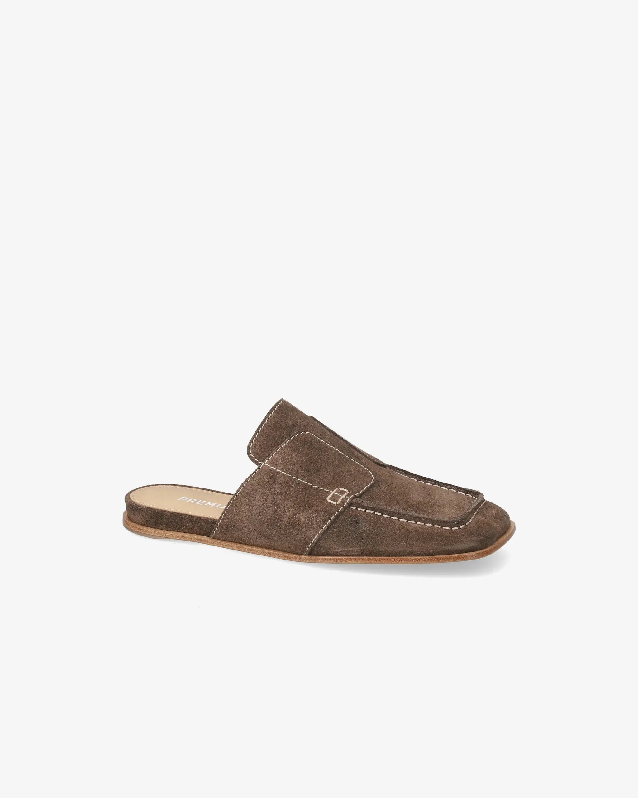 Calfskin Sabot with Exposed Stitching M6936G
