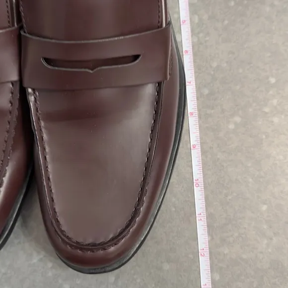 Calvin Klein Men's Crispo Slip-on Dress Loafer BORDEAUX