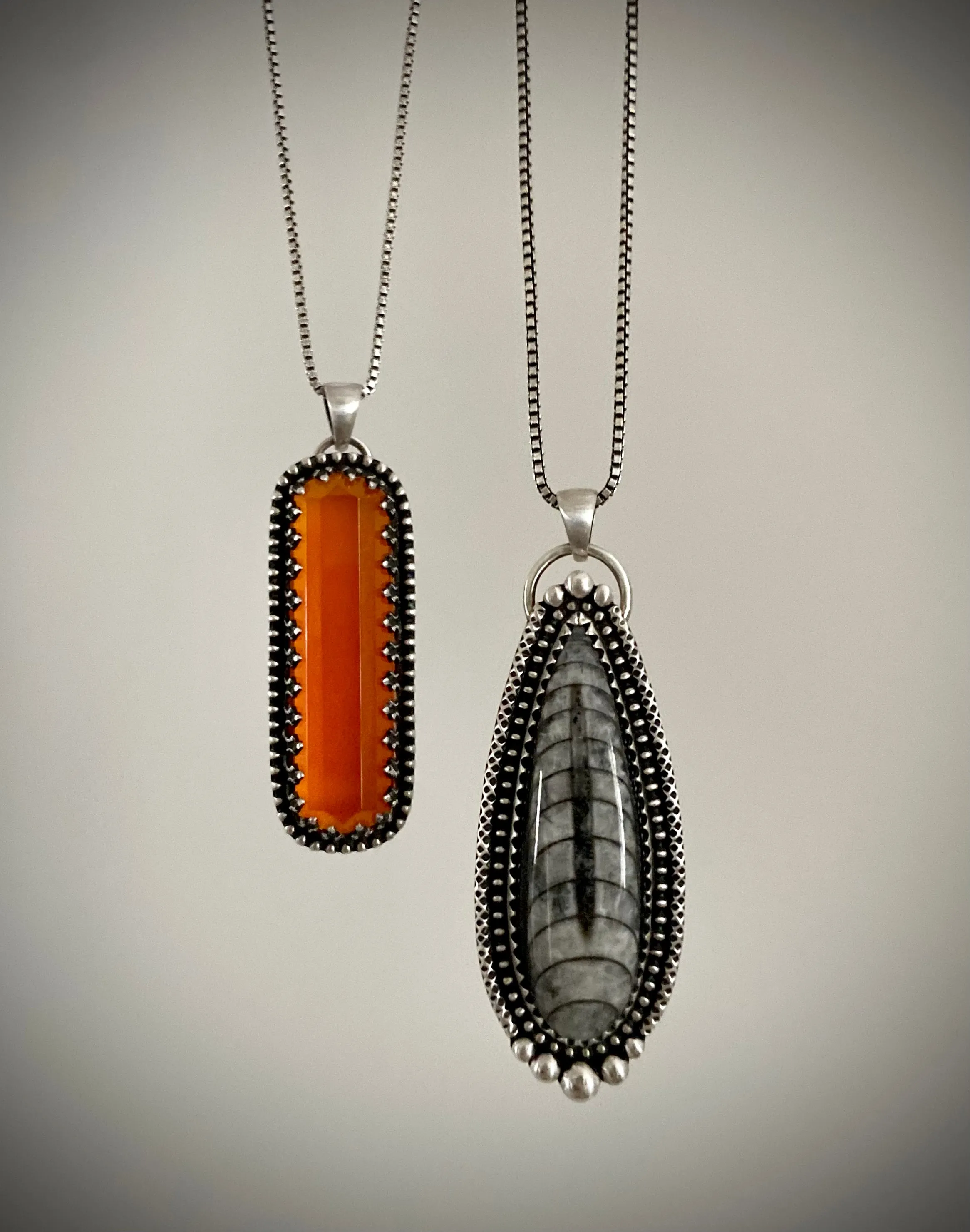 Carnelian Bar Necklace