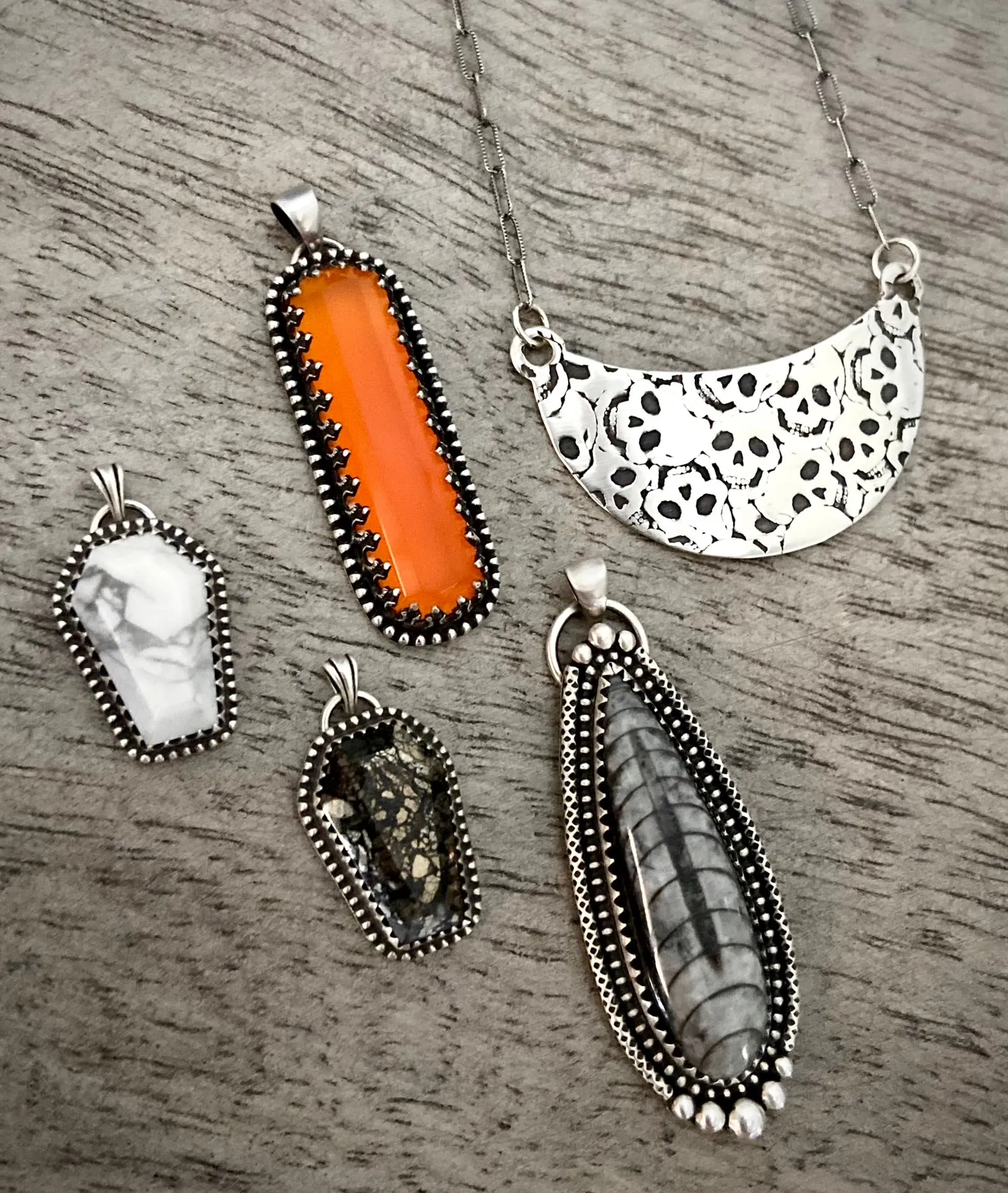 Carnelian Bar Necklace