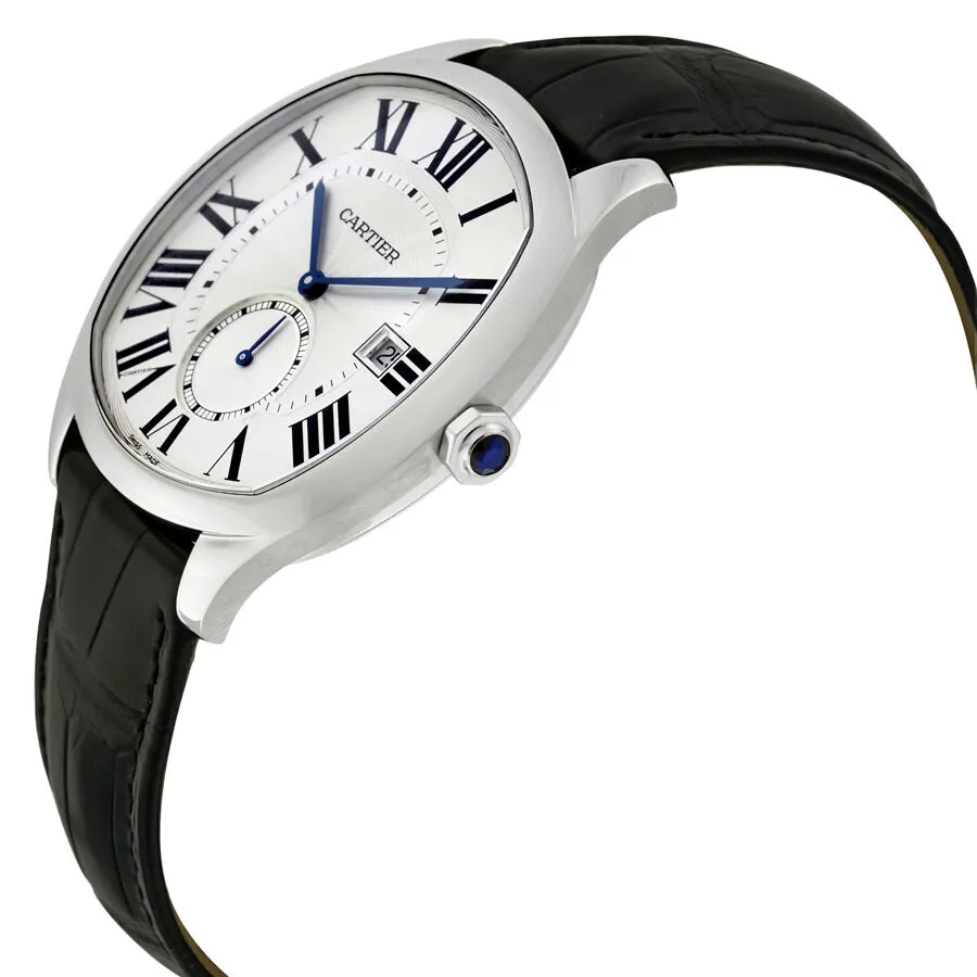 Cartier Drive Automatic Silvered Flinque Dial Men's Watch WSNM0004