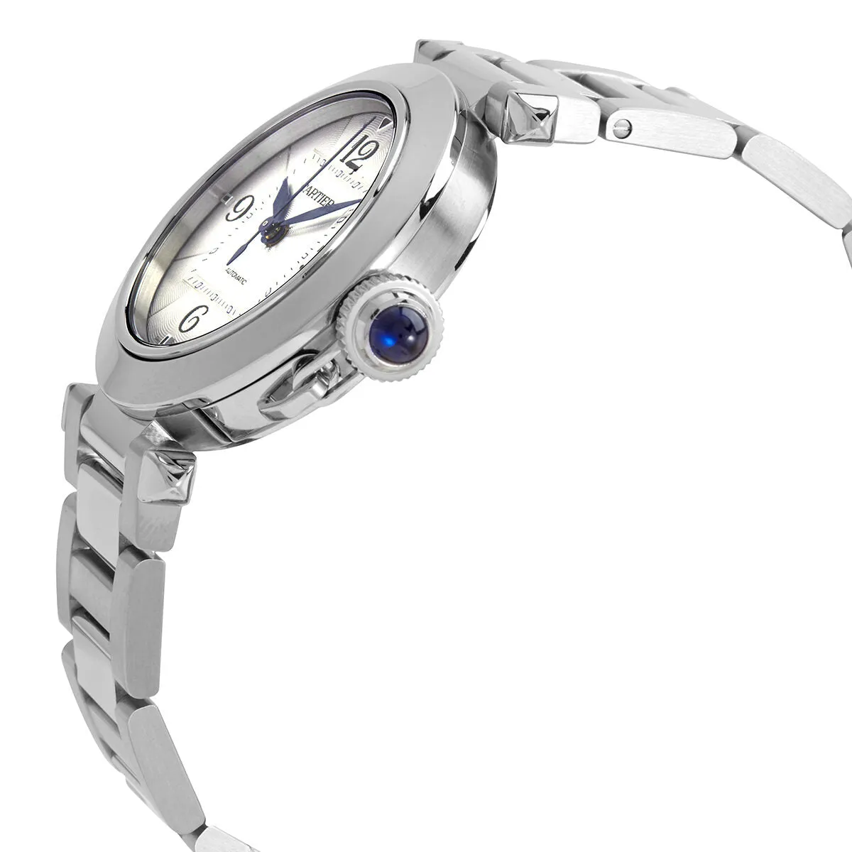 Cartier Pasha Automatic Silver Dial Ladies Watch WSPA0013