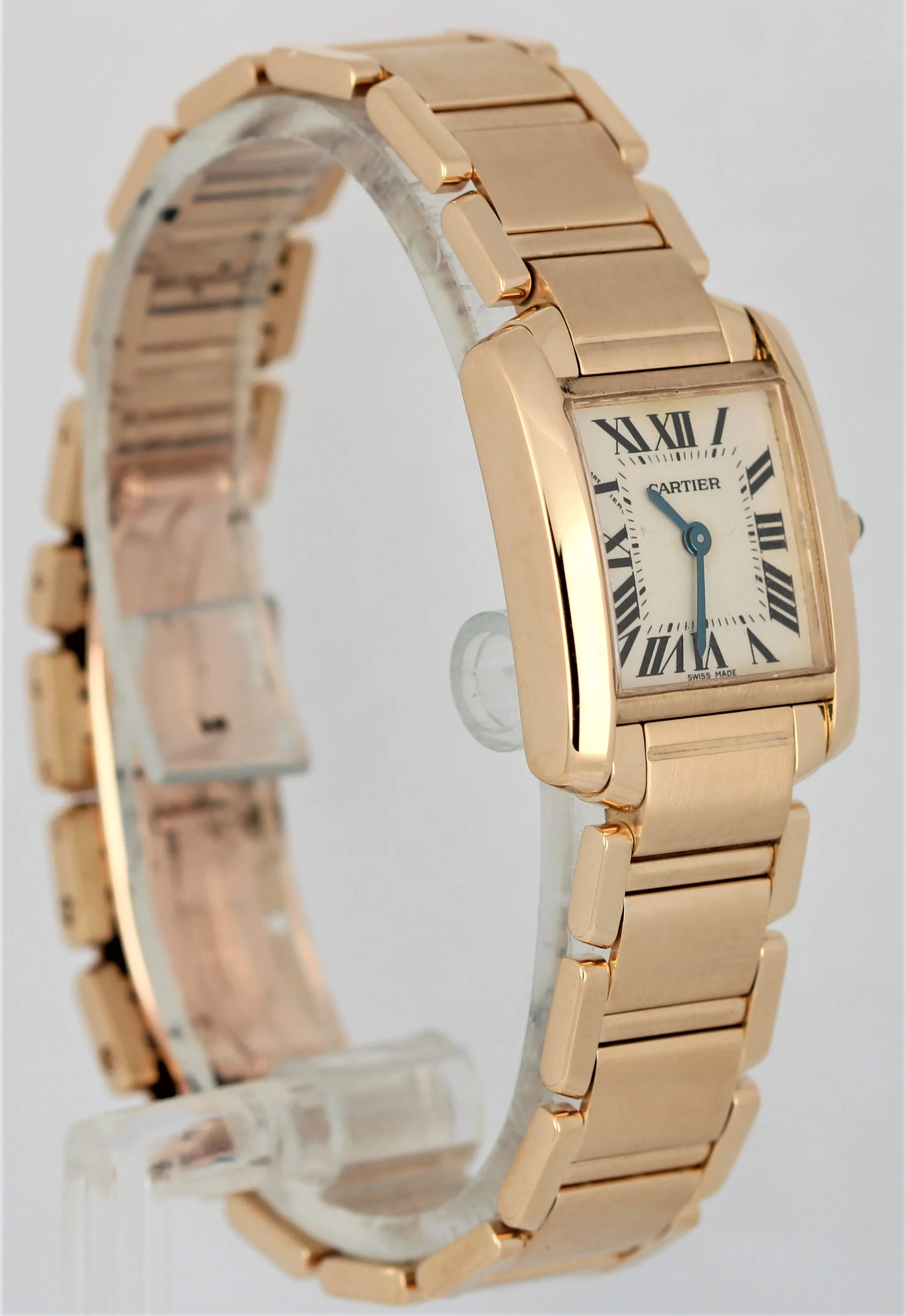 Cartier Tank Française 18K Yellow Gold Cream Dial 20mmx25mm 2385 Watch