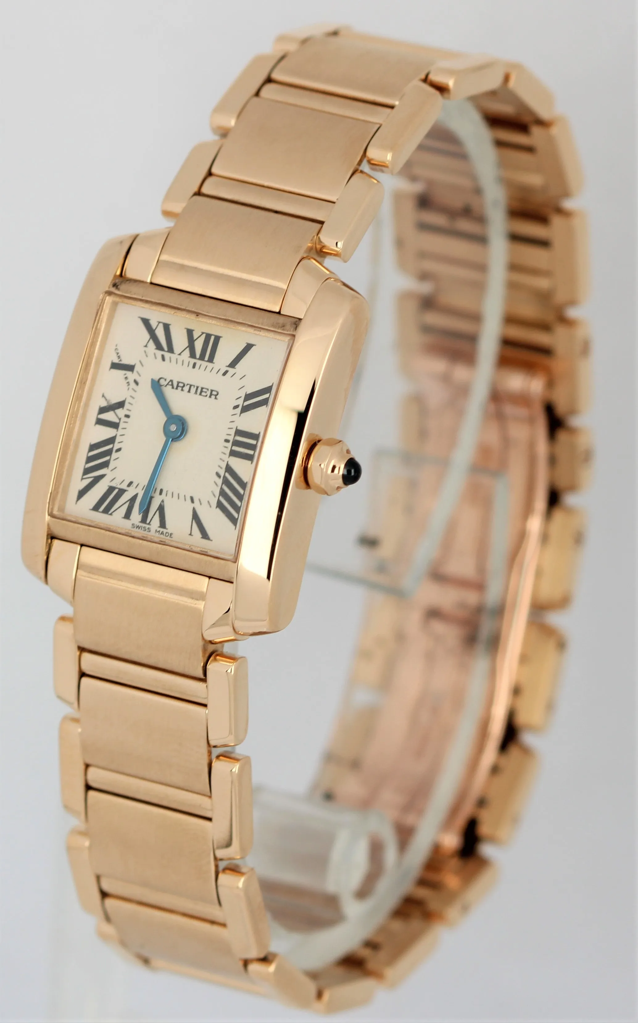 Cartier Tank Française 18K Yellow Gold Cream Dial 20mmx25mm 2385 Watch