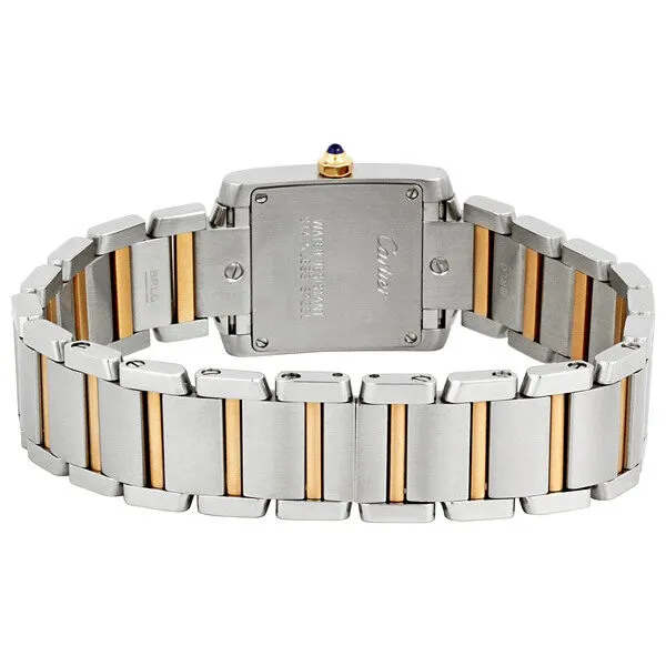 Cartier Tank Francaise Pink Mother of Pearl Ladies Watch W51027Q4