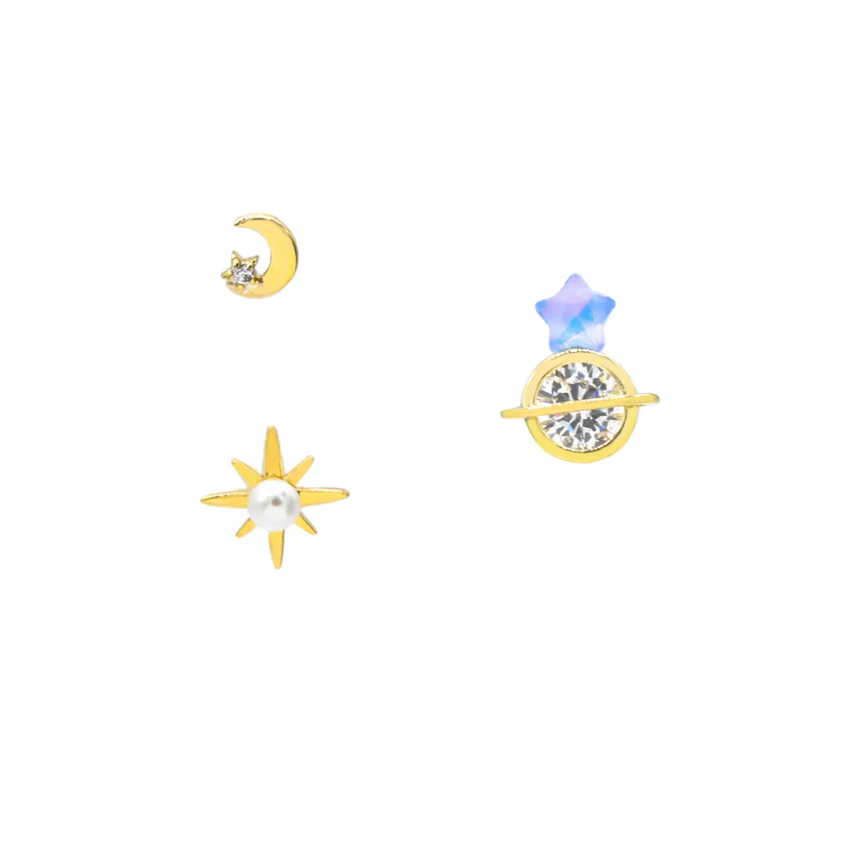 Celestial Trio Earrings Set