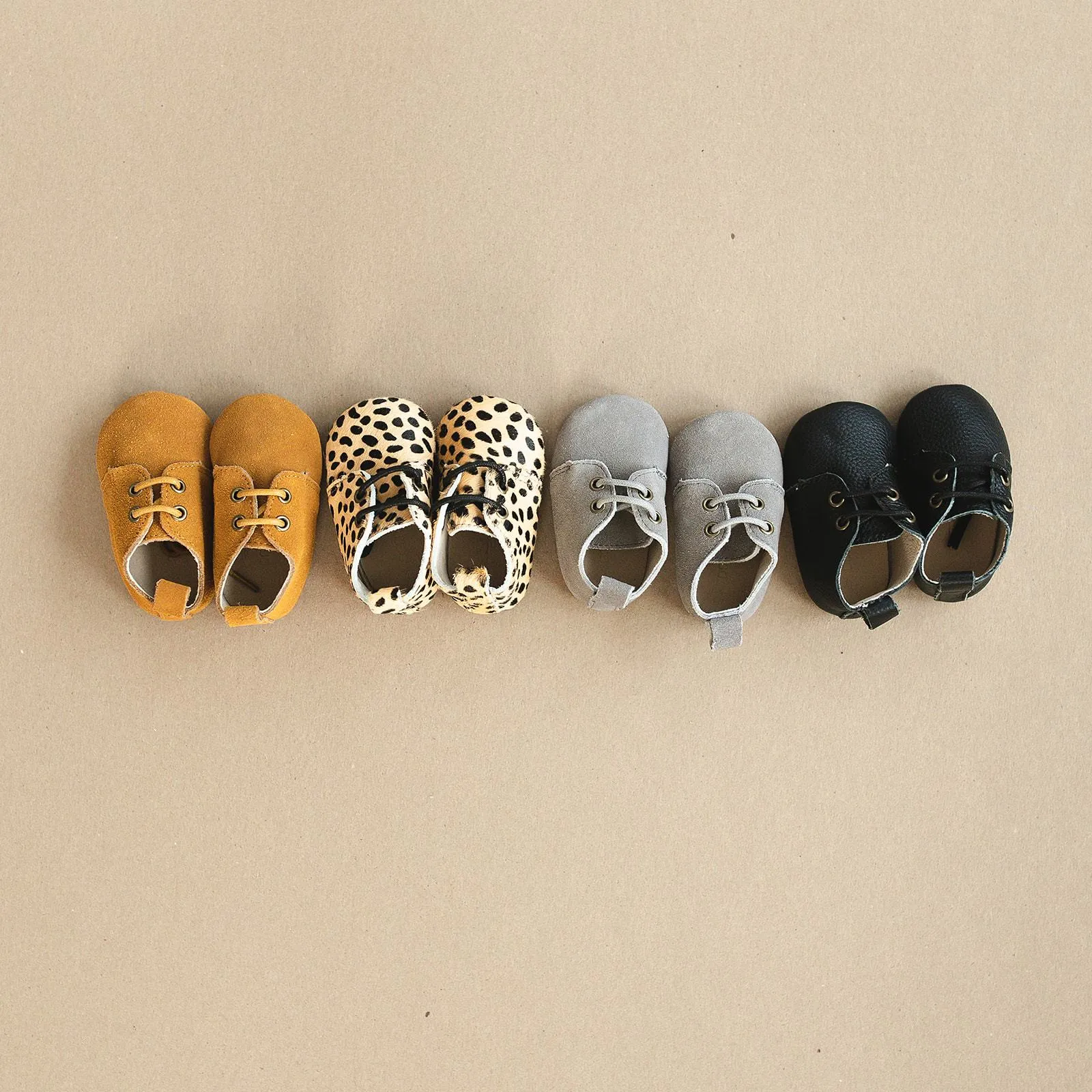 Cheetah - Oxfords - US Size 5-8 - Hard Sole