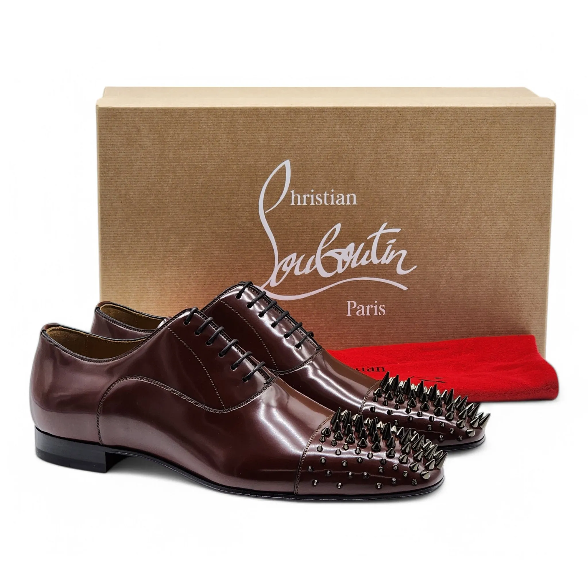 Christian Louboutin Gregossic Oxford Shoes - Leather - Brown 41