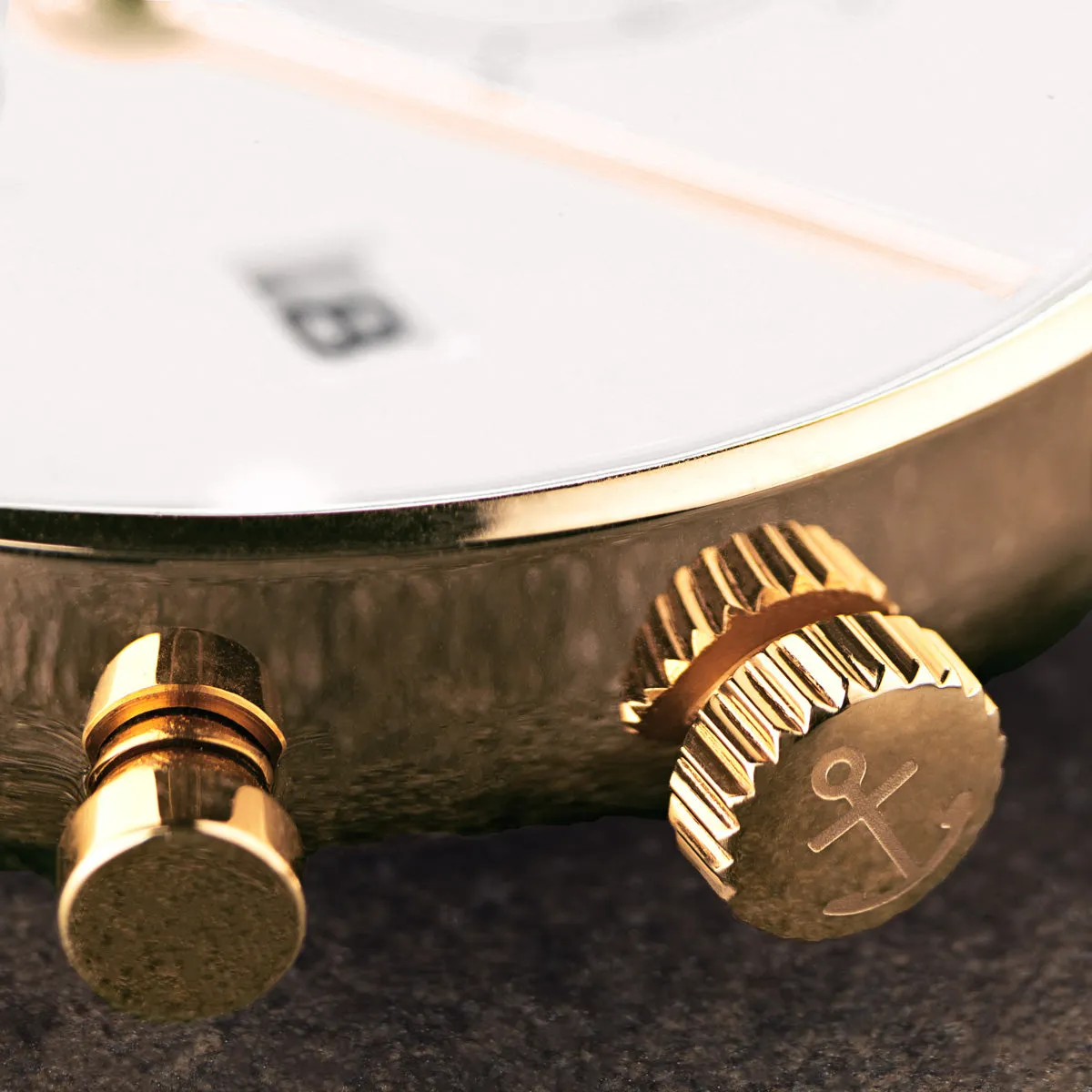 Chrono Small Gold White & Bicolour Steel