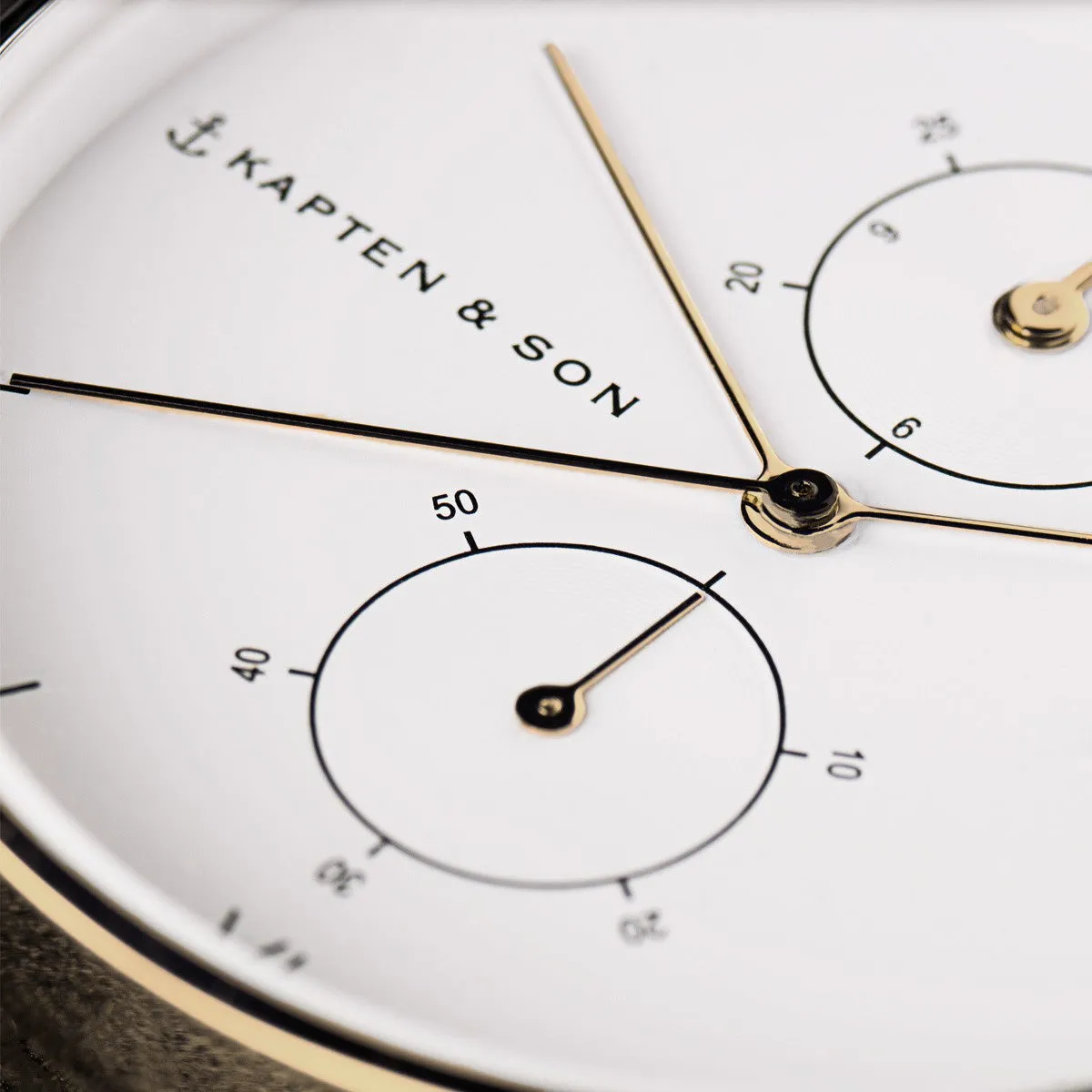 Chrono Small Gold White & Bicolour Steel