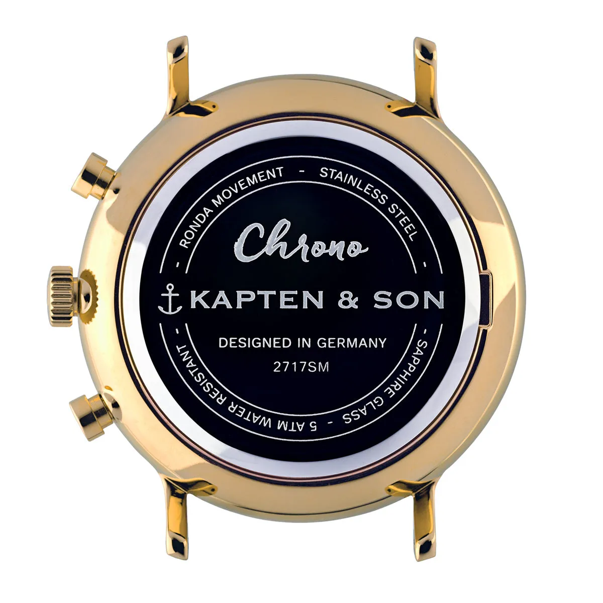 Chrono Small Gold White & Bicolour Steel