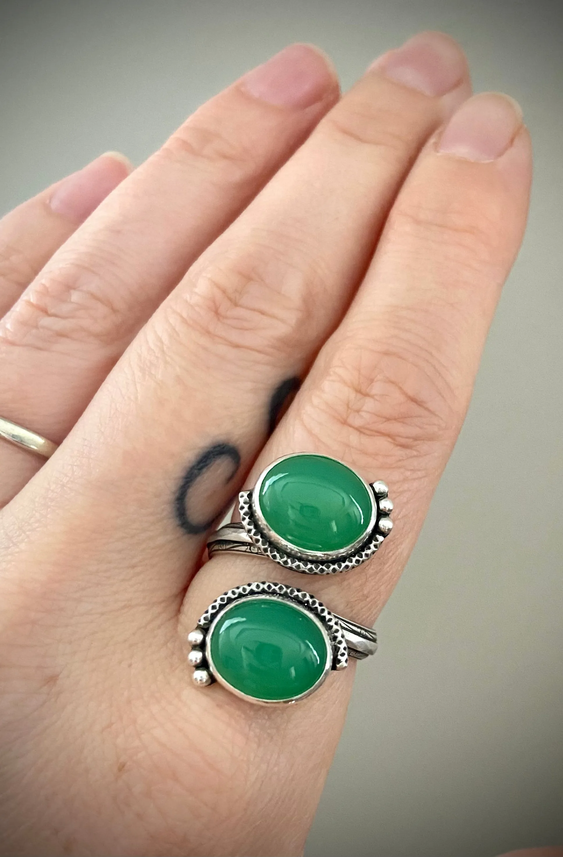 Chrysoprase Wrap Ring