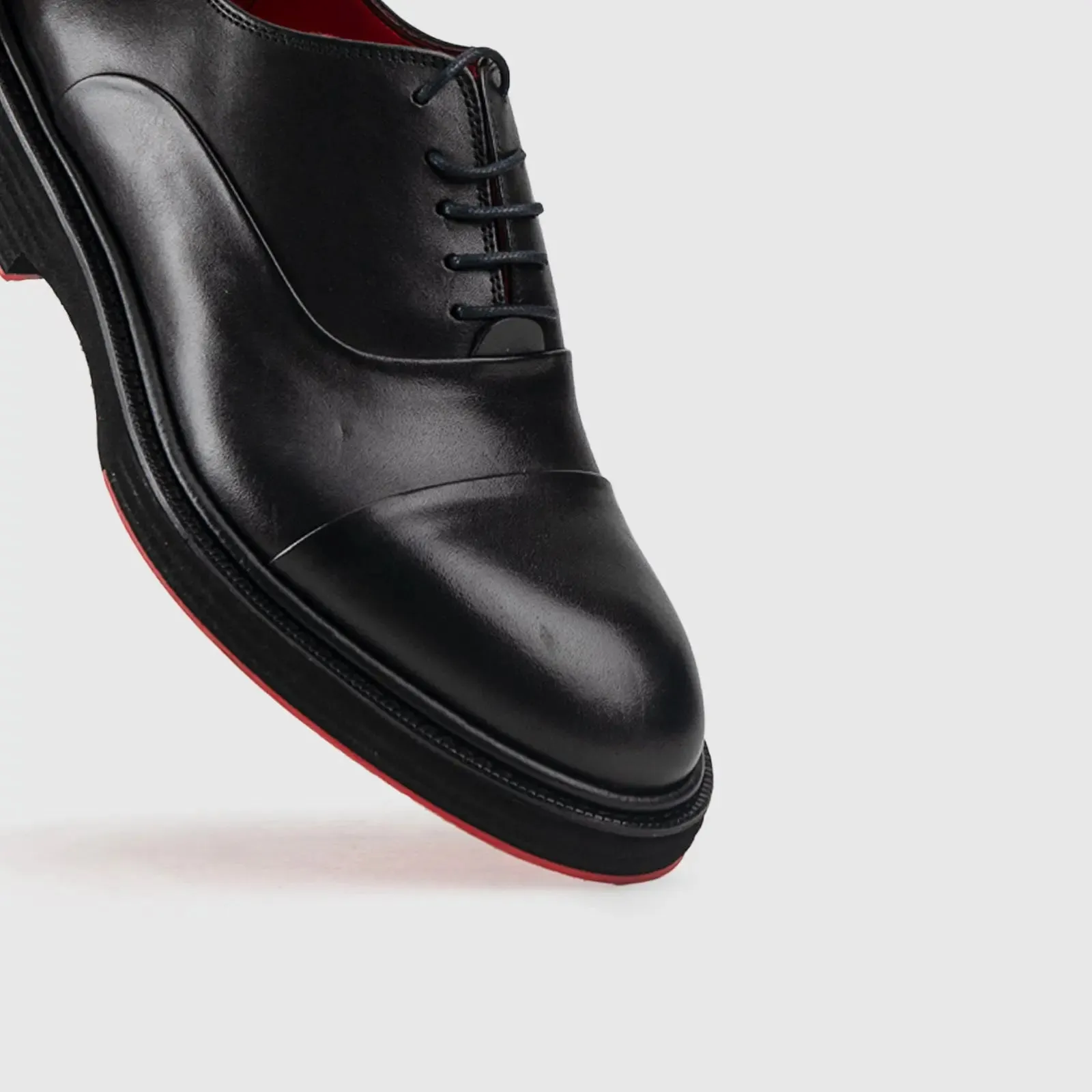 Chunky Sole Dress Oxfords 0238 Black Matt