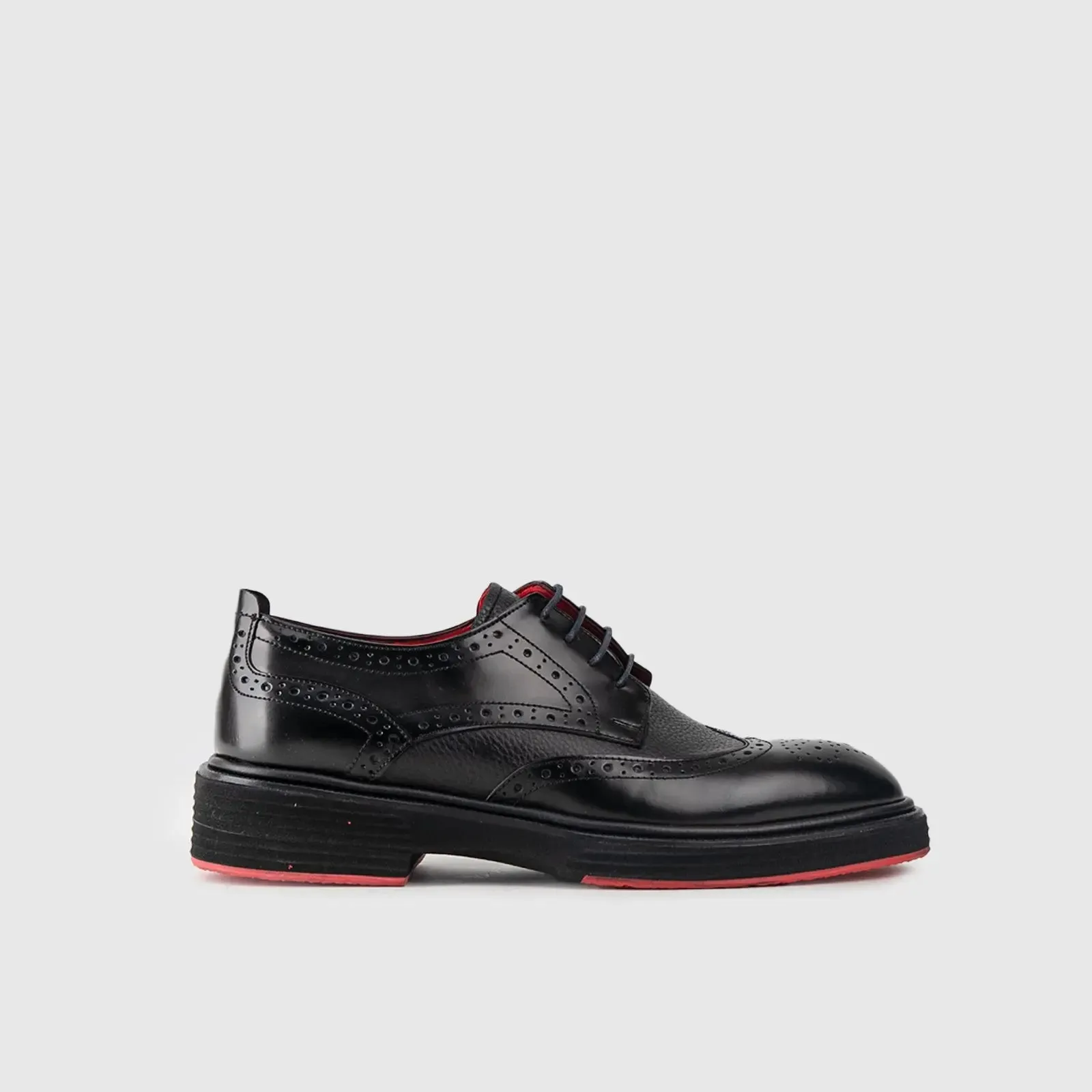 Chunky Sole Dress Oxfords 4116 Black