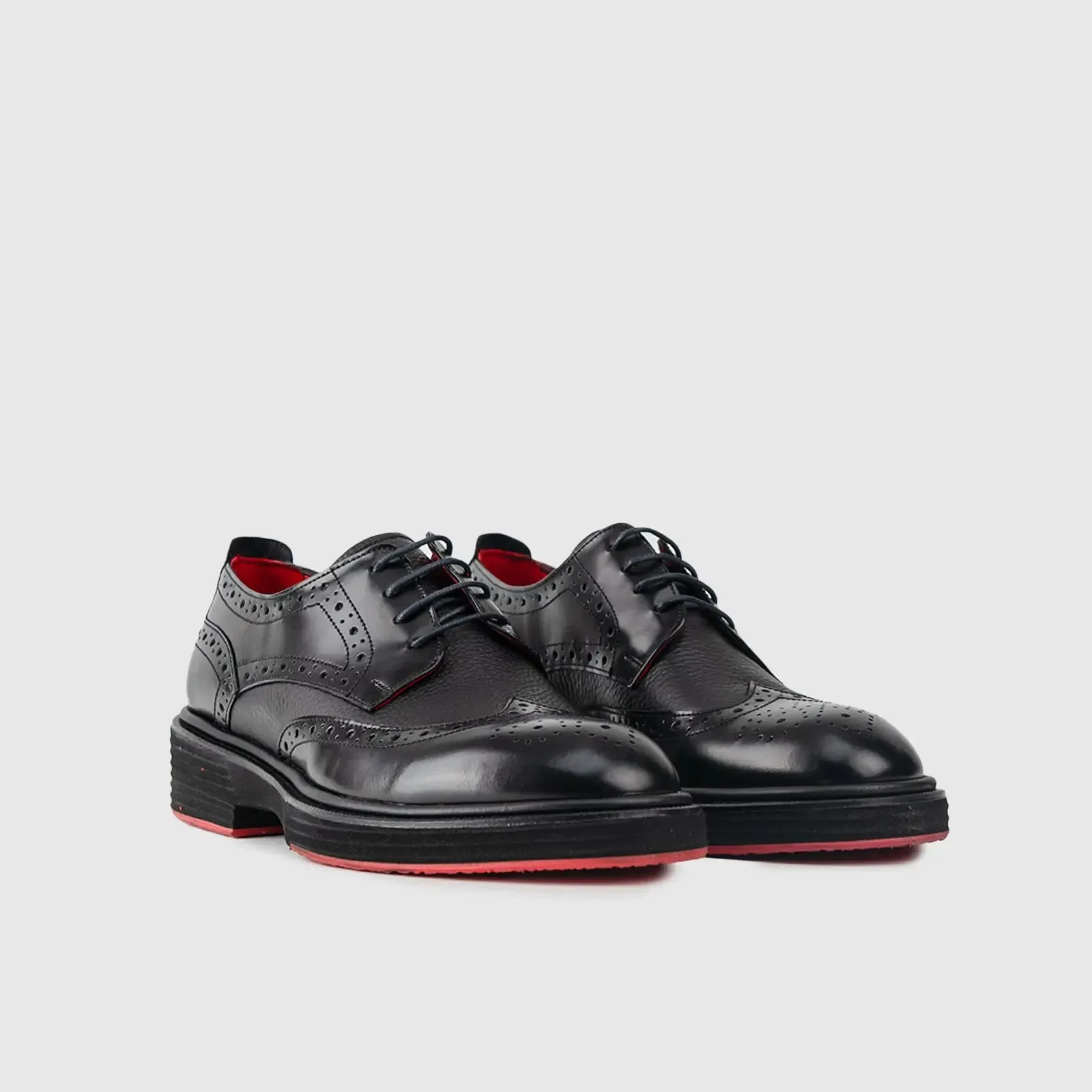 Chunky Sole Dress Oxfords 4116 Black
