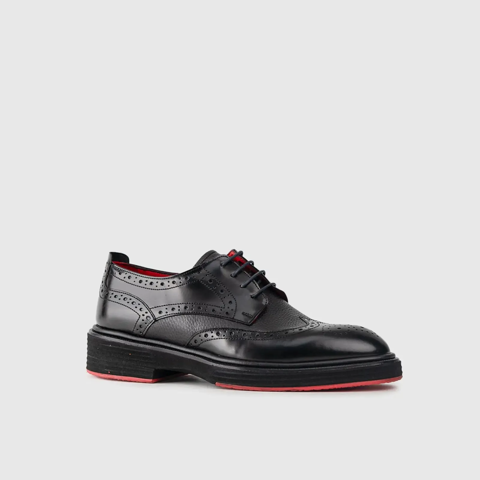 Chunky Sole Dress Oxfords 4116 Black