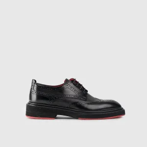 Chunky Sole Dress Oxfords 4116 Black