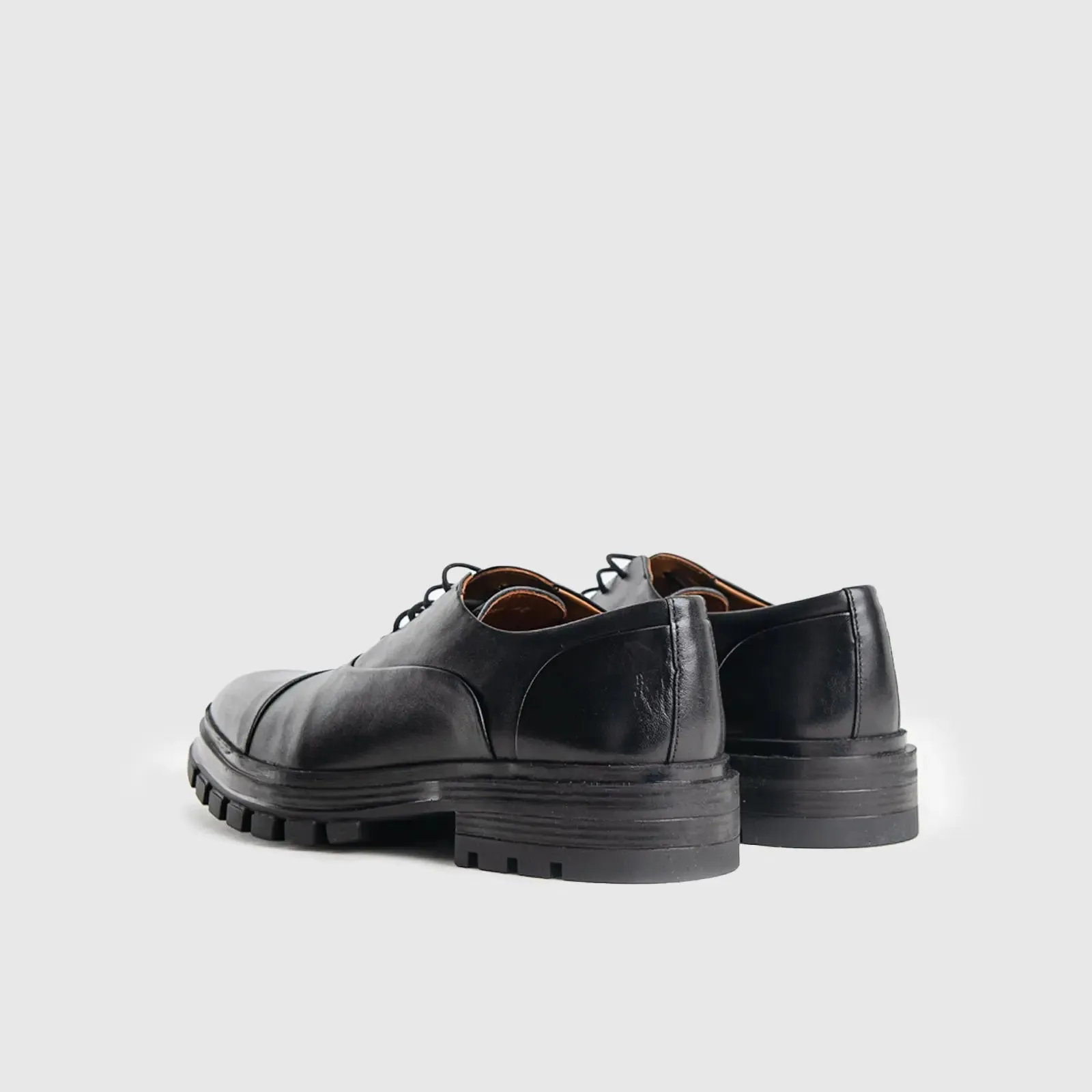 Chunky Sole Dress Oxfords Black 4010