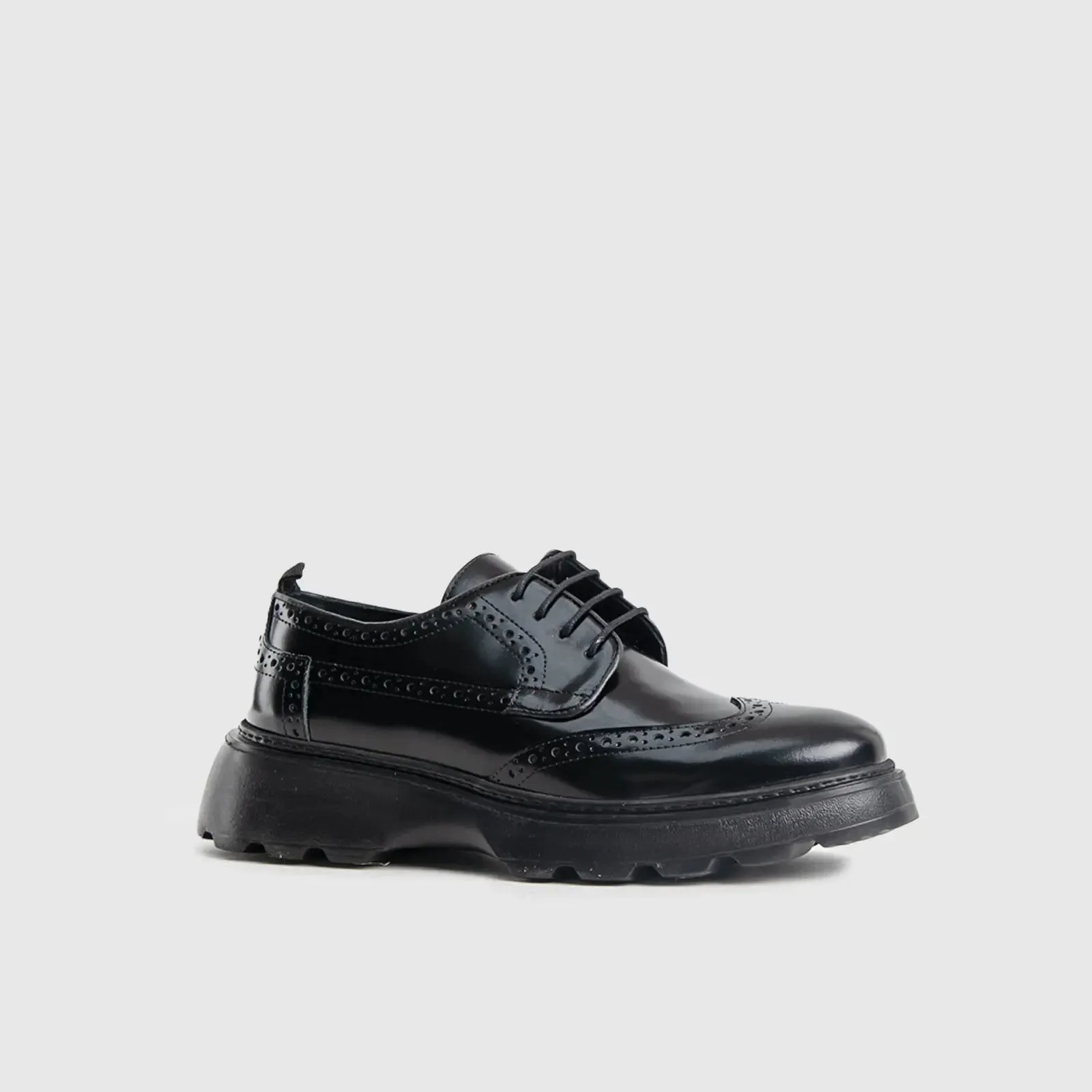 Chunky Sole Dress Oxfords Black 4460