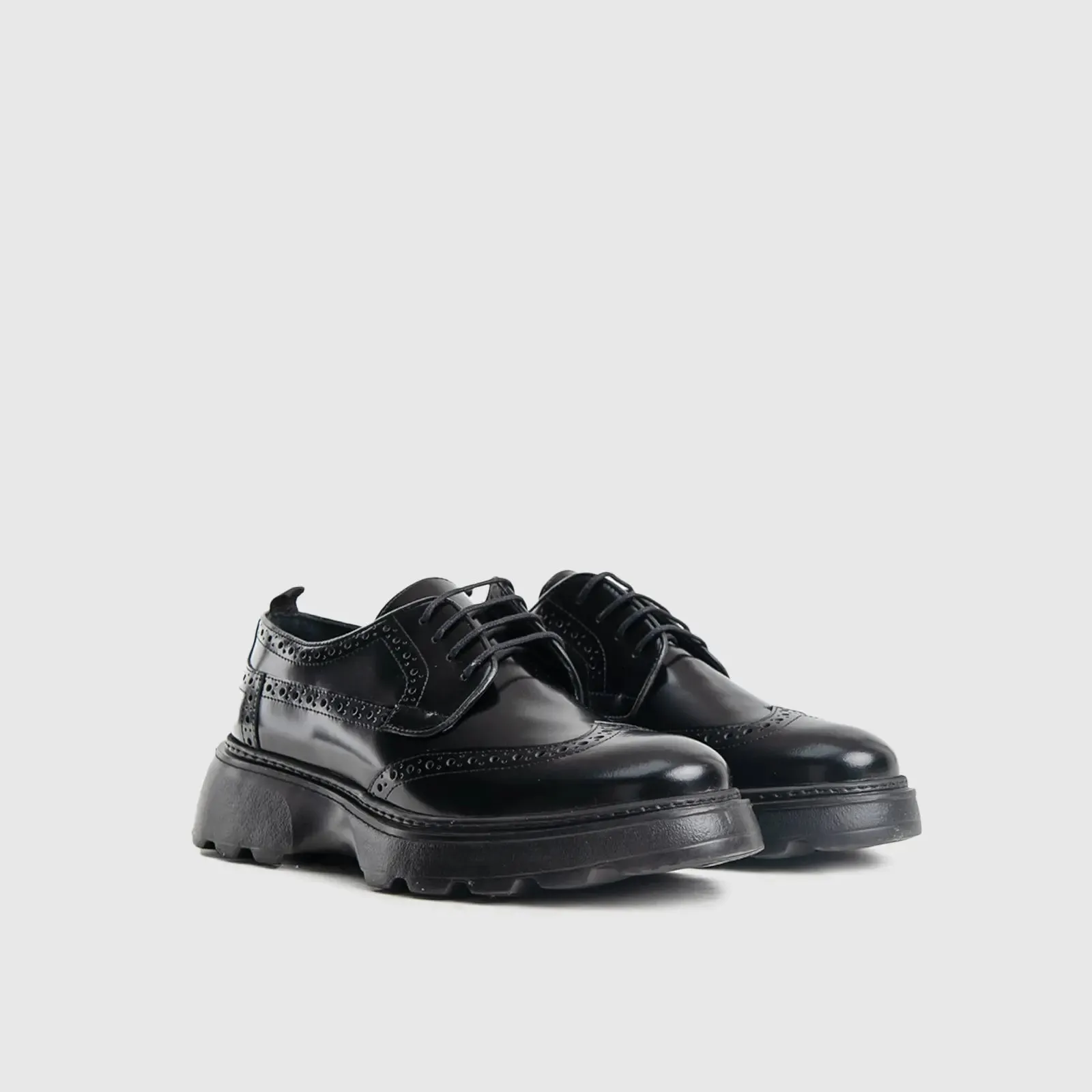 Chunky Sole Dress Oxfords Black 4460