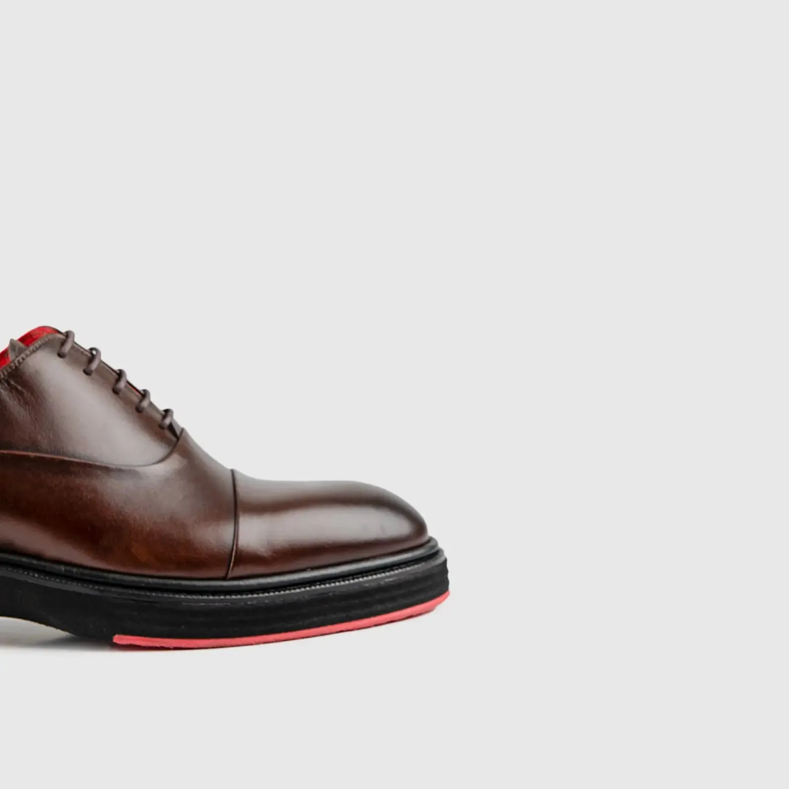 Chunky Sole Dress Oxfords Brown 0238